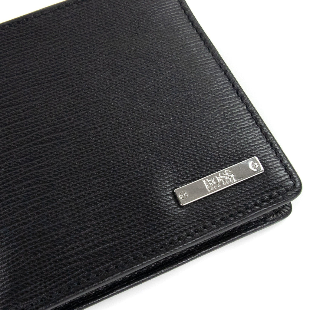 Hugo Boss Gallery A Plate Logo Wallet Black 001