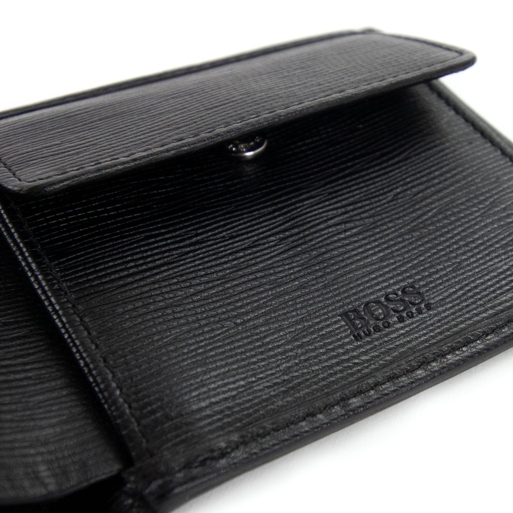 Hugo Boss Gallery A Plate Logo Wallet Black 001