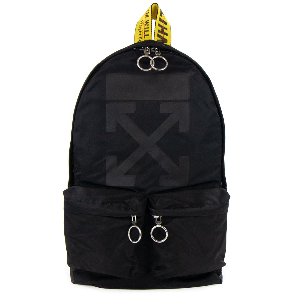 Off White Rubber Arrows Backpack Black/black