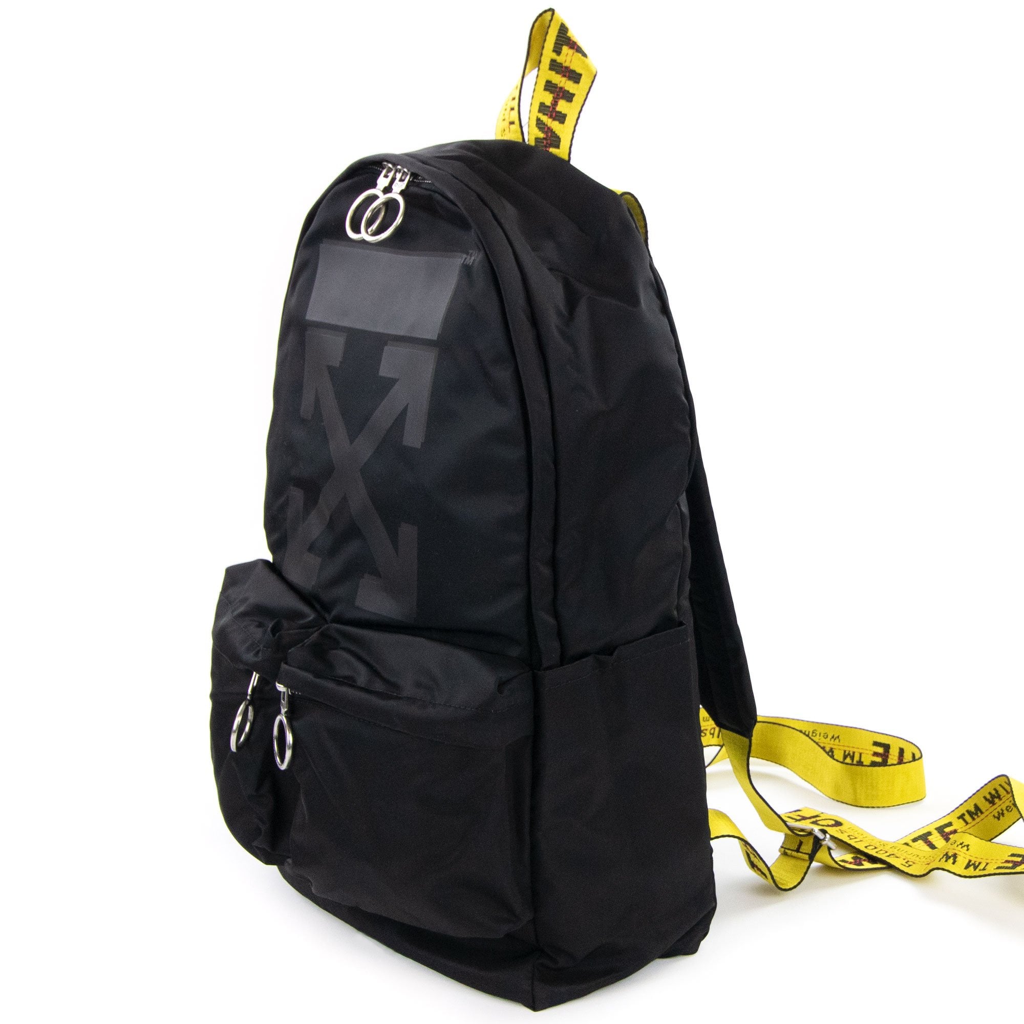 Off White Rubber Arrows Backpack Black/black