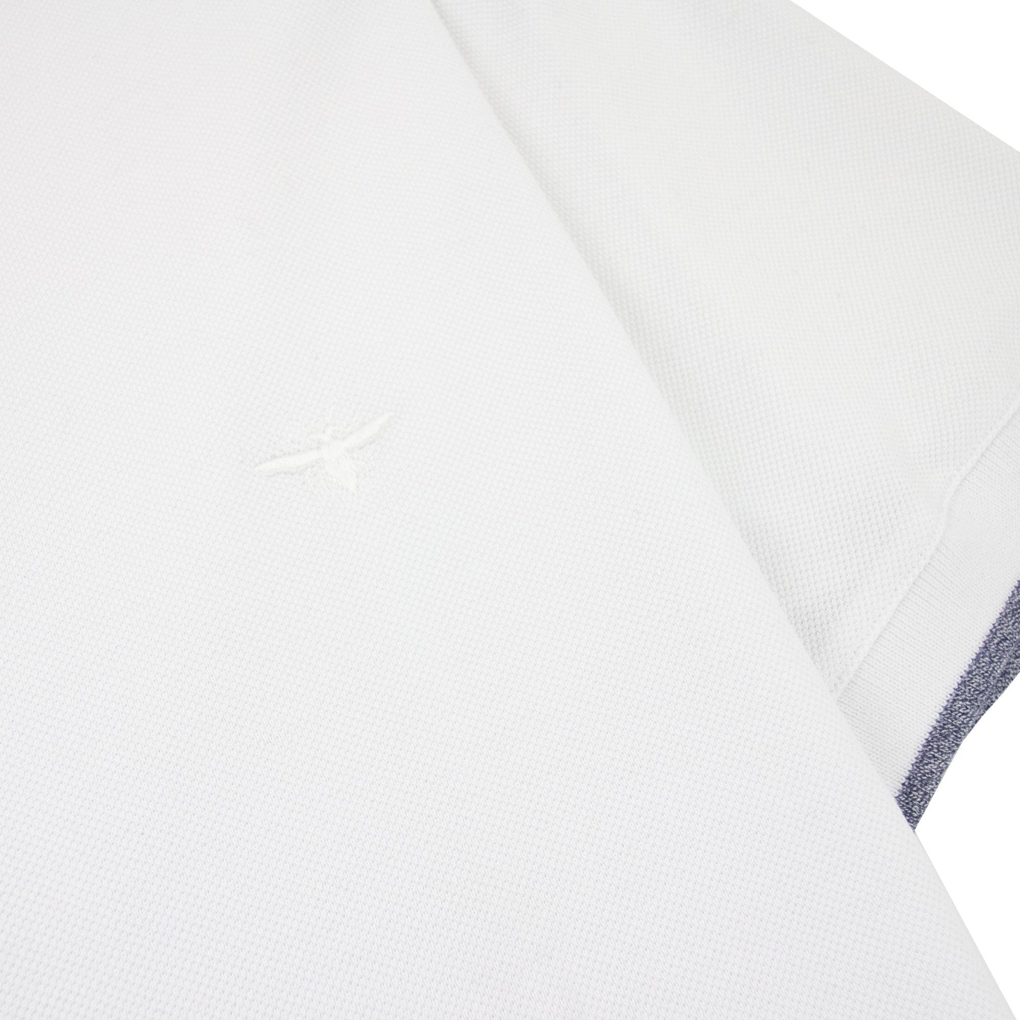 Christian Dior Bee Embroidery S/s Polo Stripe White