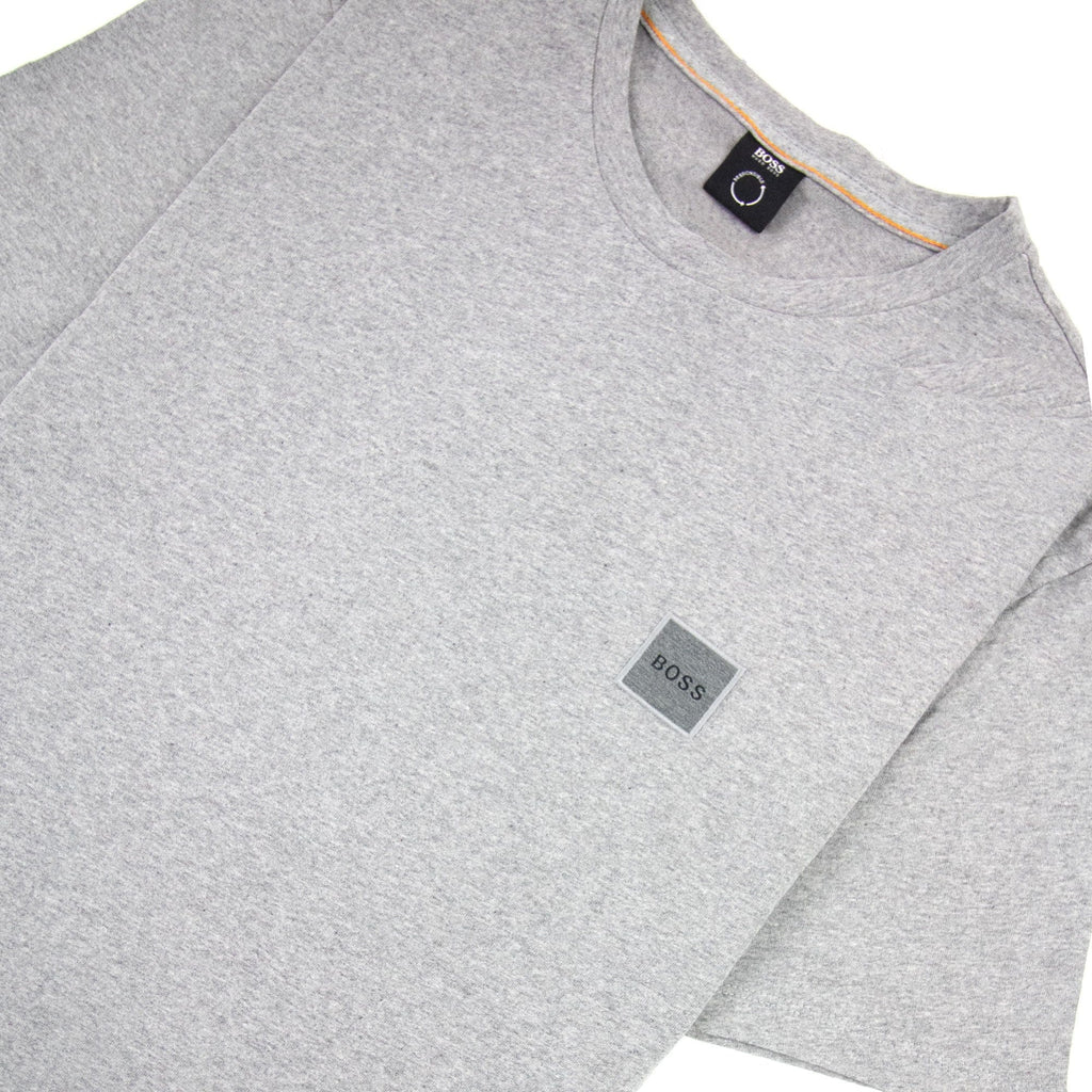 Hugo Boss Tales 1 Patch Logo T Shirt Grey 051