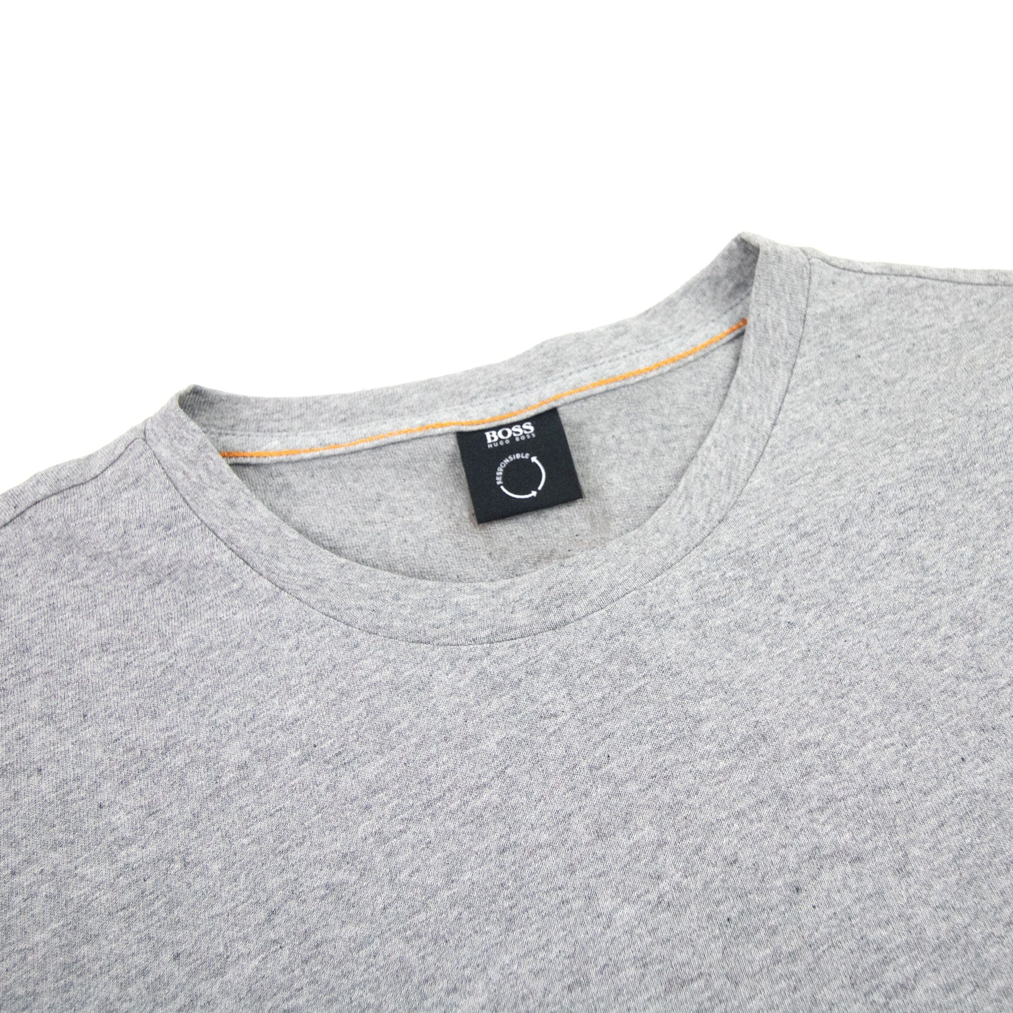Hugo Boss Tales 1 Patch Logo T Shirt Grey 051
