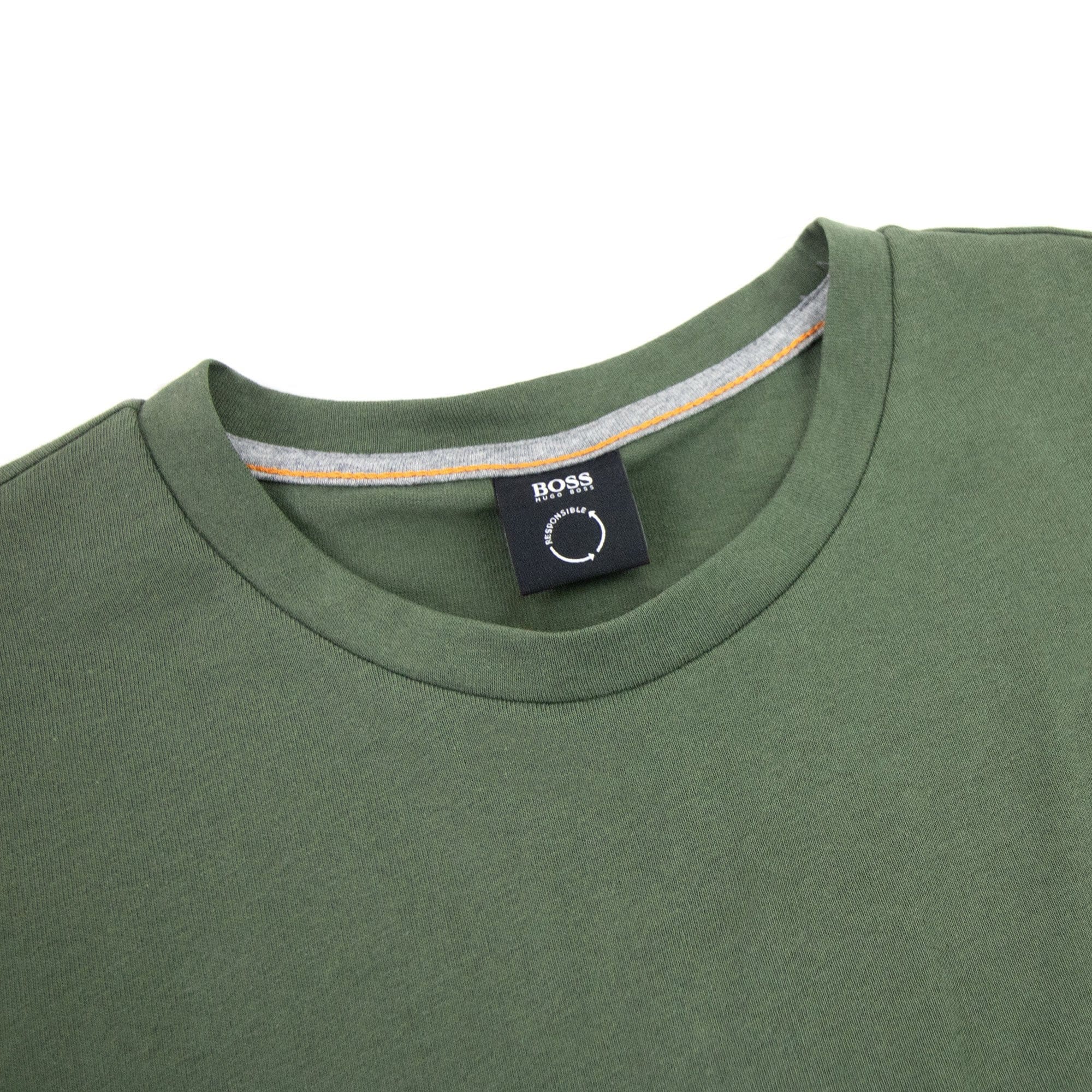 Hugo Boss Tales 1 Patch Logo T Shirt Green