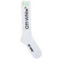 Off White Diagonals Mid Socks White/Black