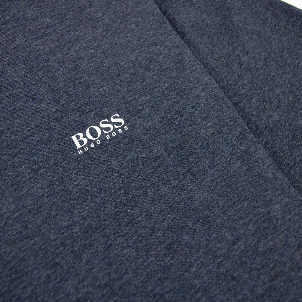 Hugo Boss Regular-fit T-shirt With Contrast Logo Dark Blue 415