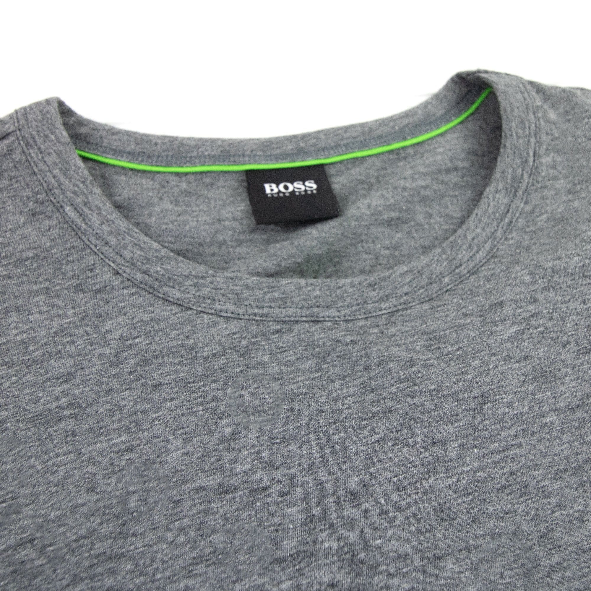 Hugo Boss Regular-fit T-shirt With Contrast Logo Grey 037