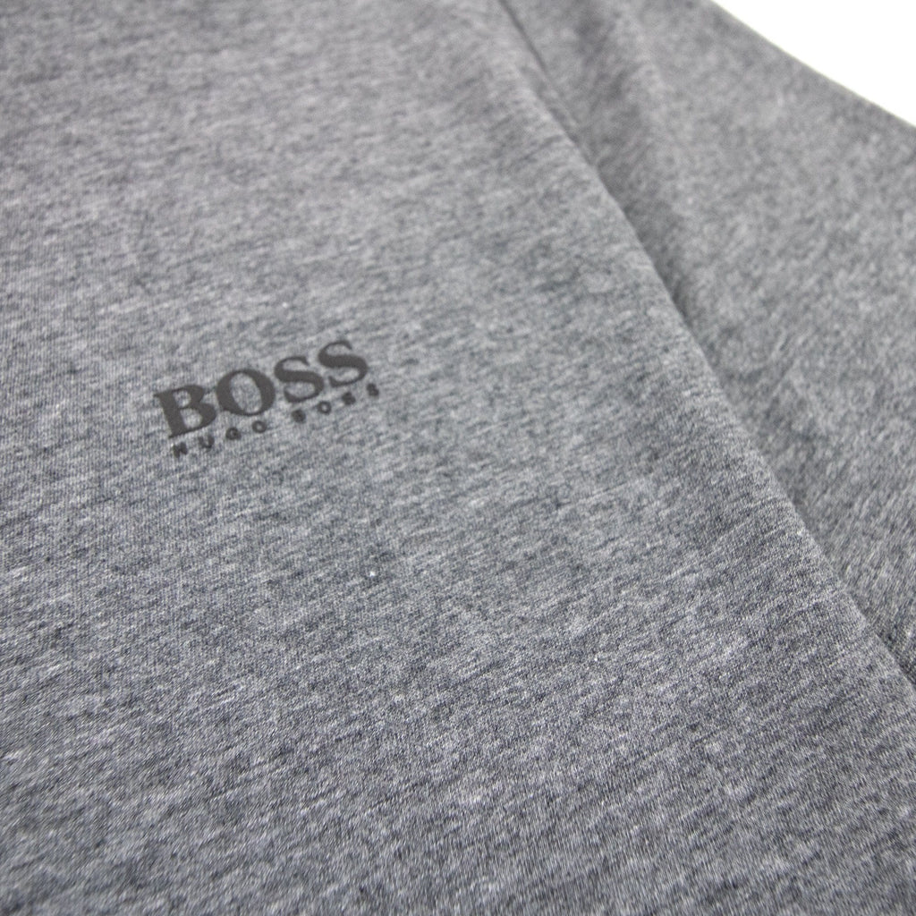 Hugo Boss Regular-fit T-shirt With Contrast Logo Grey 037