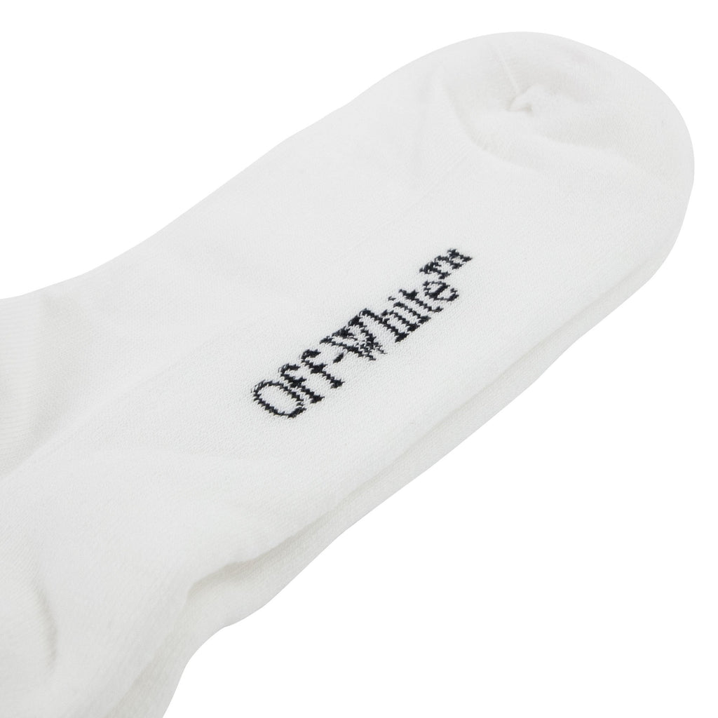 Off White Striped Arrow Socks White/Black