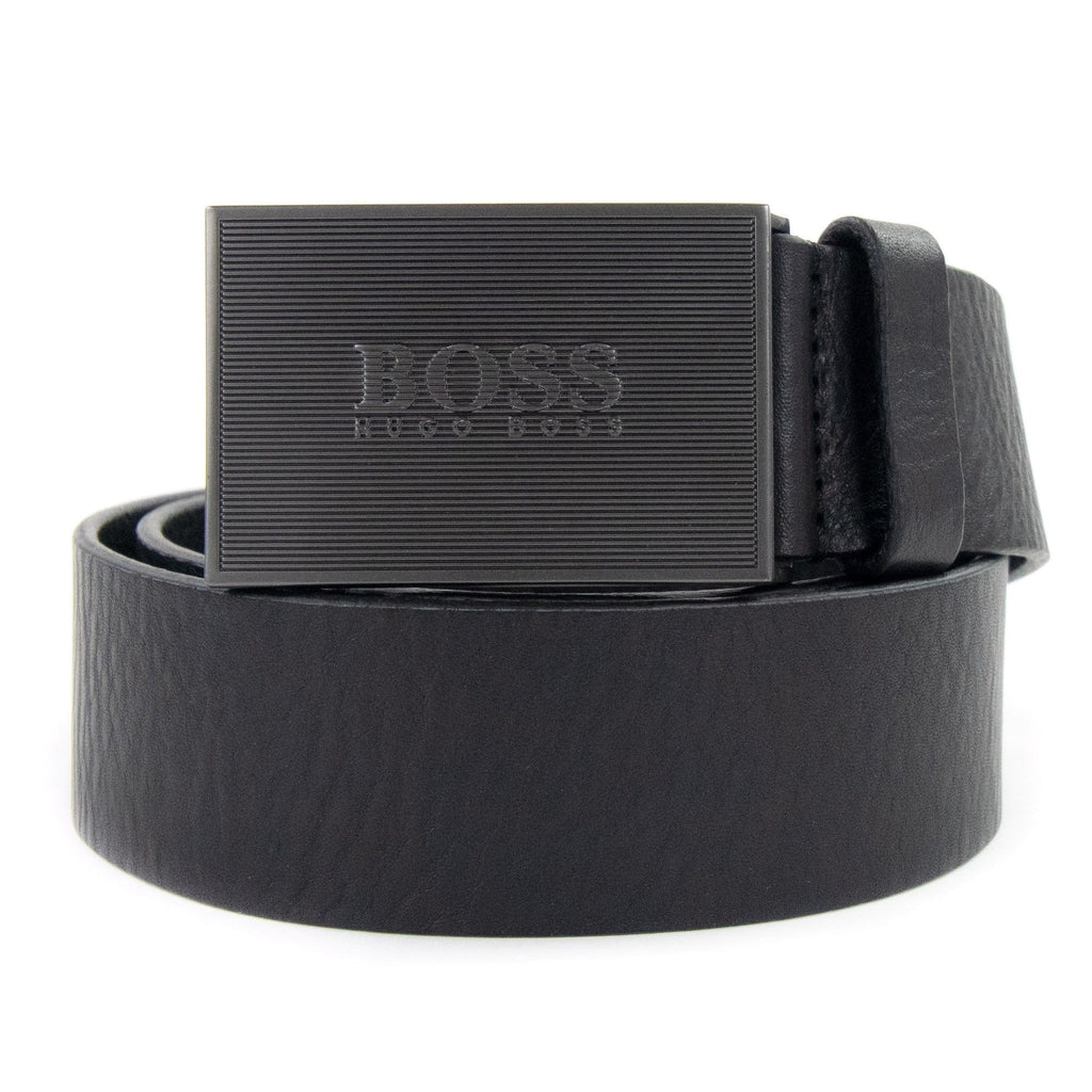 Hugo Boss Icon Logo Belt Black 001