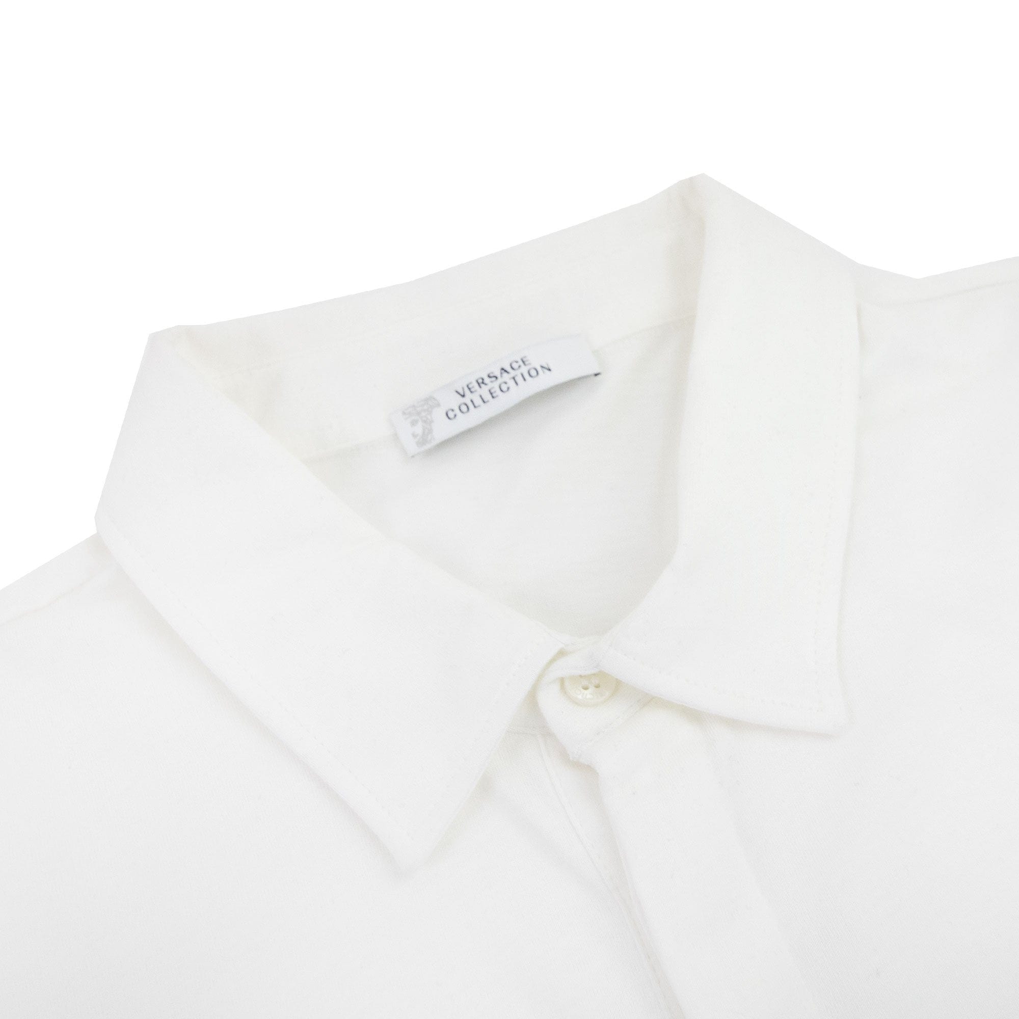 Versace Collection Rubber Logo Medusa Polo White