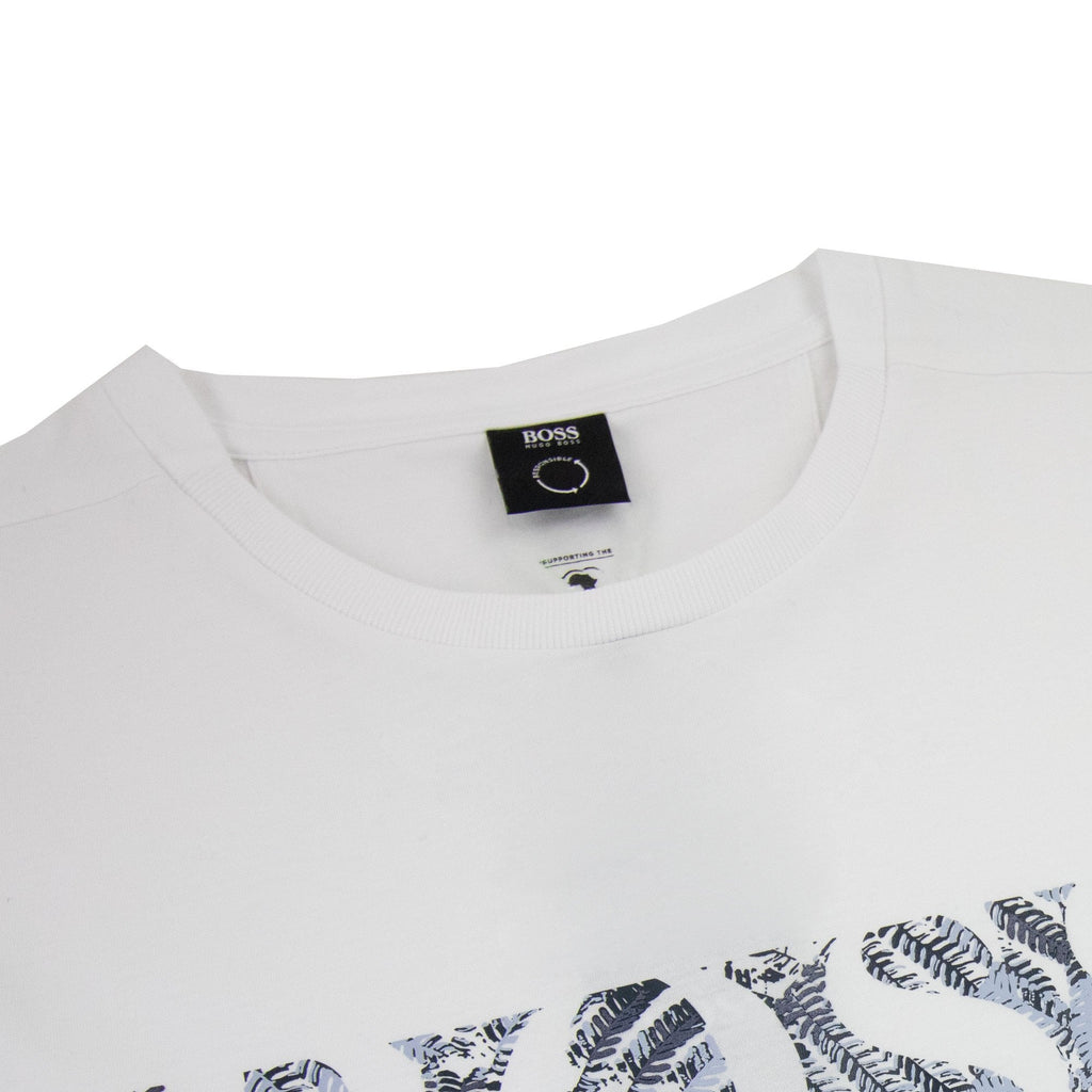 Hugo Boss Tee 1 Logo T Shirt White 100
