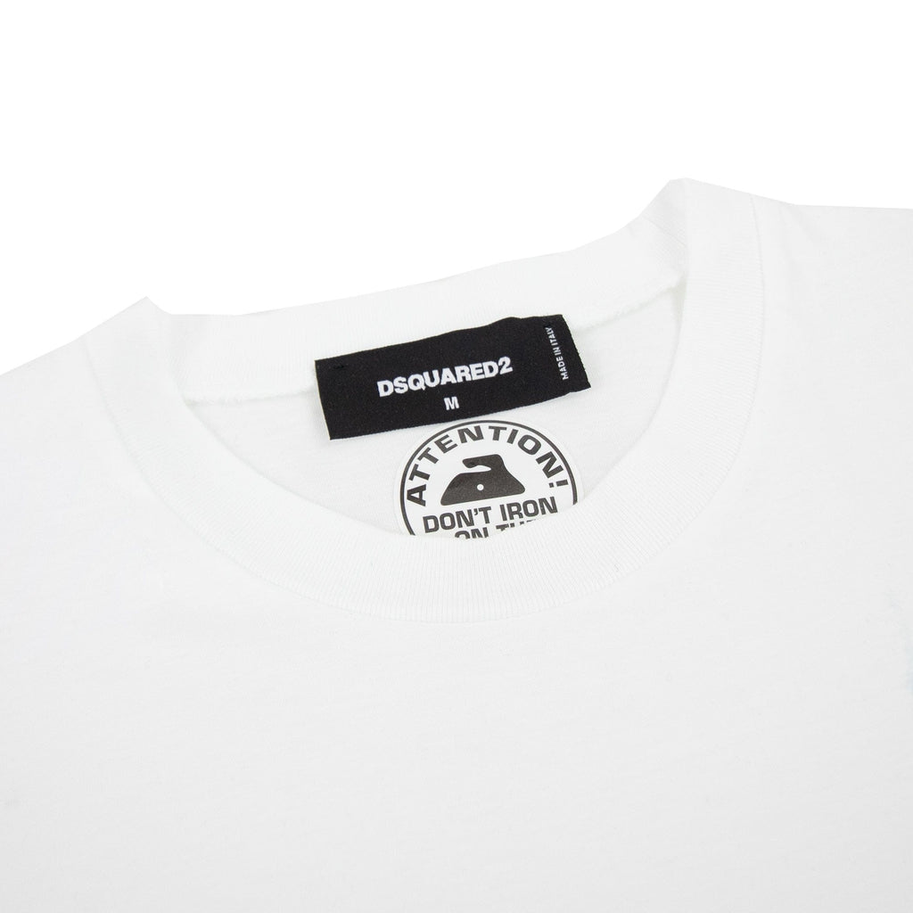 Dsquared2 Doodle Logo T Shirt White 100