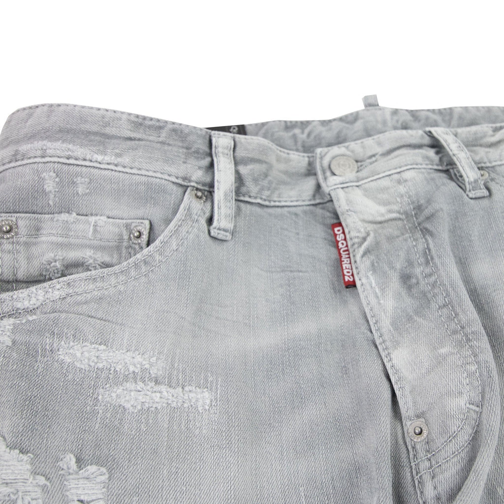 Dsquared2 Piranha Grey Denim Wash Cool Guy Jeans Grey 852