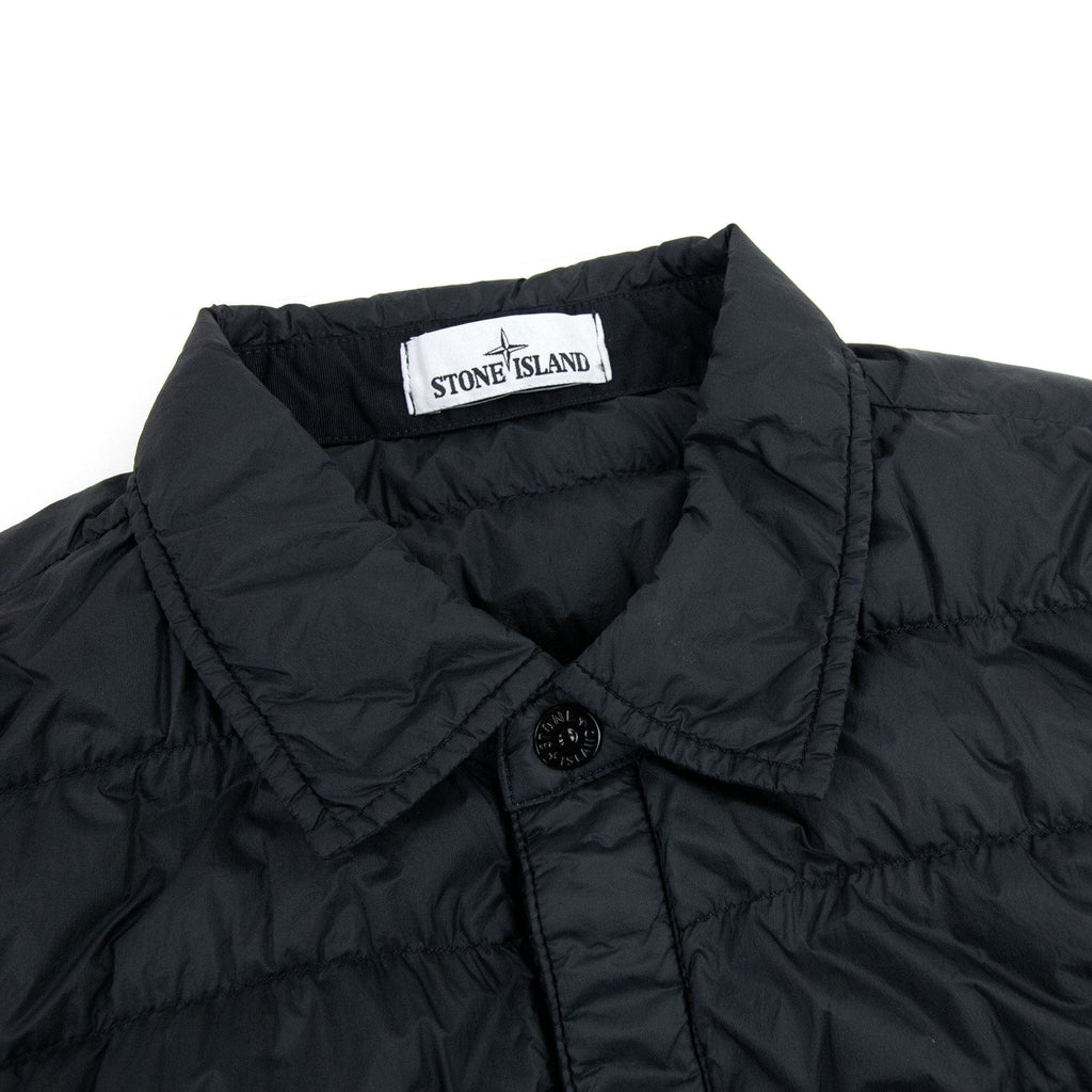 Stone Island Garment Dyed Packable Micro Down Jacket Black V0029
