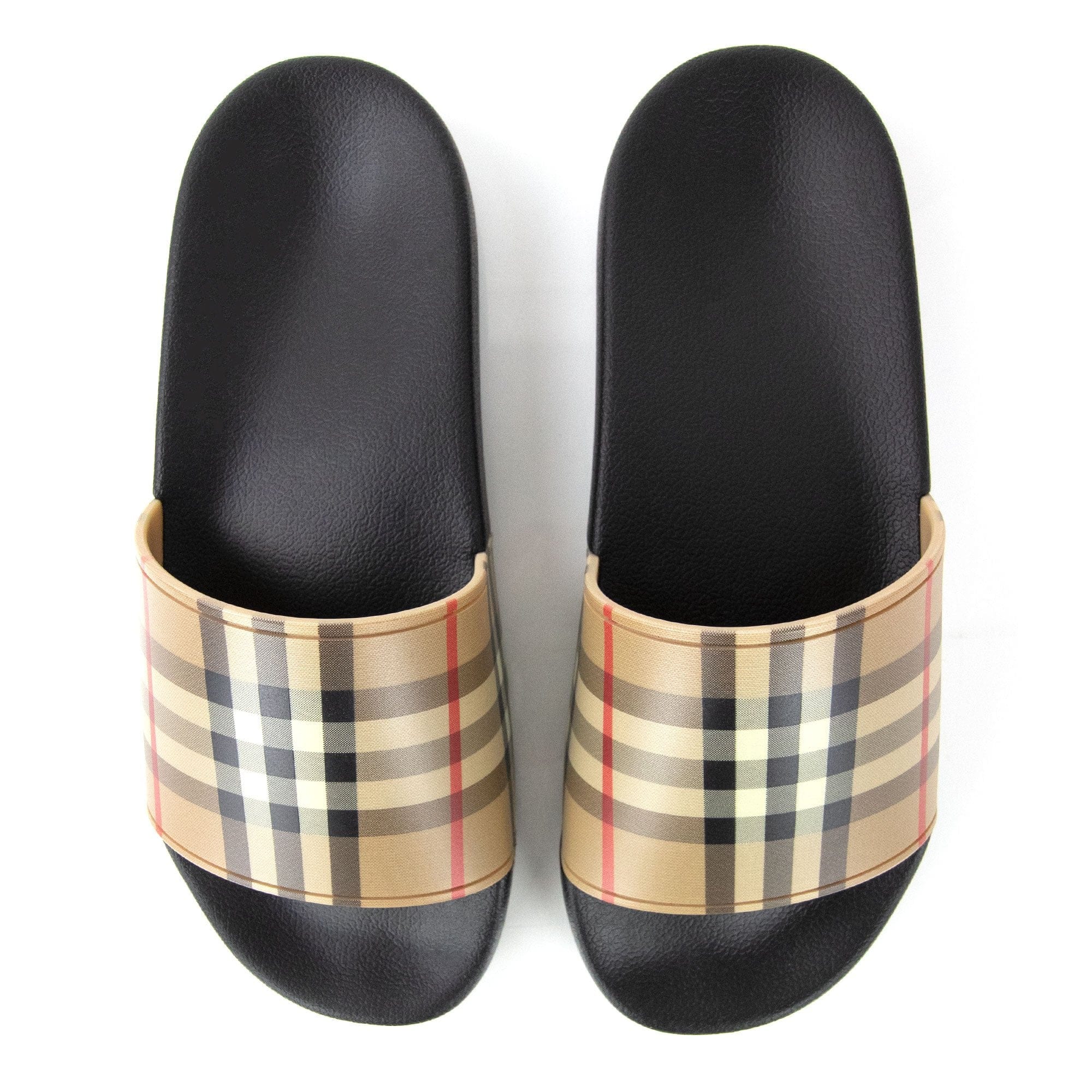 Burberry Vintage Check Slides Archive Beige