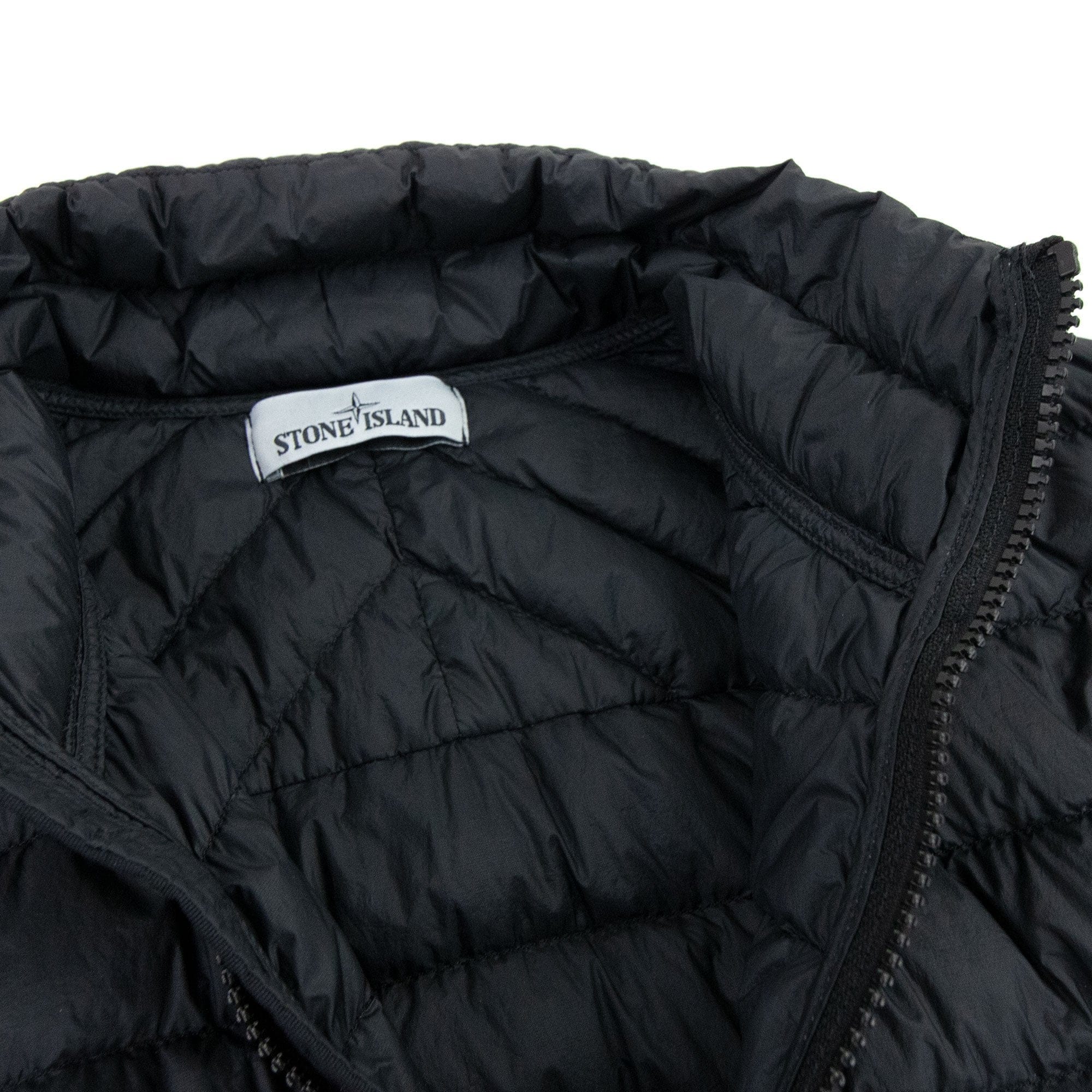 Stone Island Garment Dyed Micro Yarn Jacket Black V0029