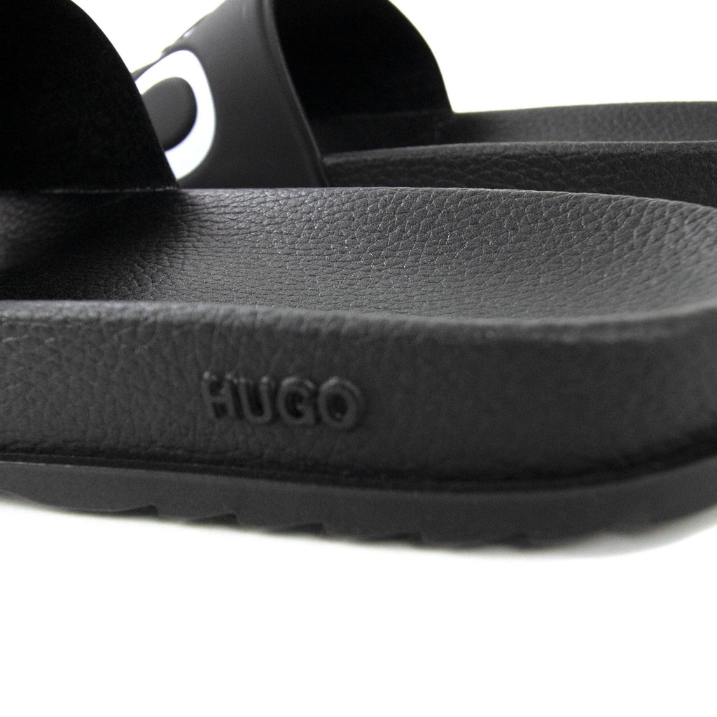 Hugo Boss Contrast Logo Sliders Black 002