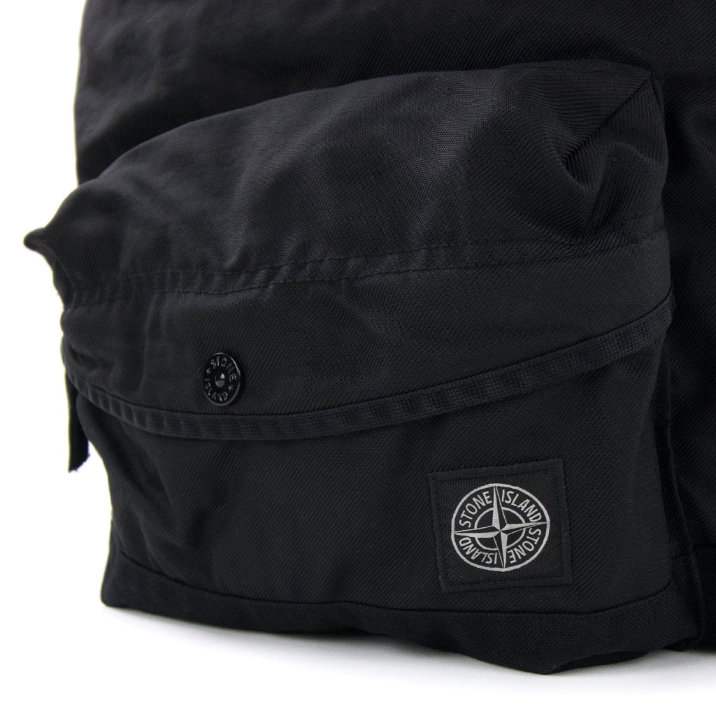Stone Island Junior 90362 Worsted Nylon Watro Black V0029