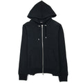 Balmain Logo Print Drawstring Hoodie Black Eab