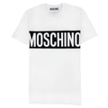 Moschino Couture Block Logo Print T Shirt White 2001