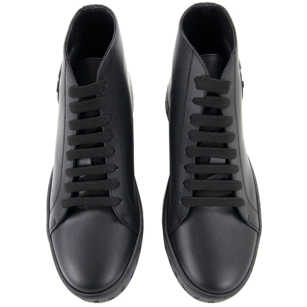Versace Versus Lion Head High Top Sneaker Black
