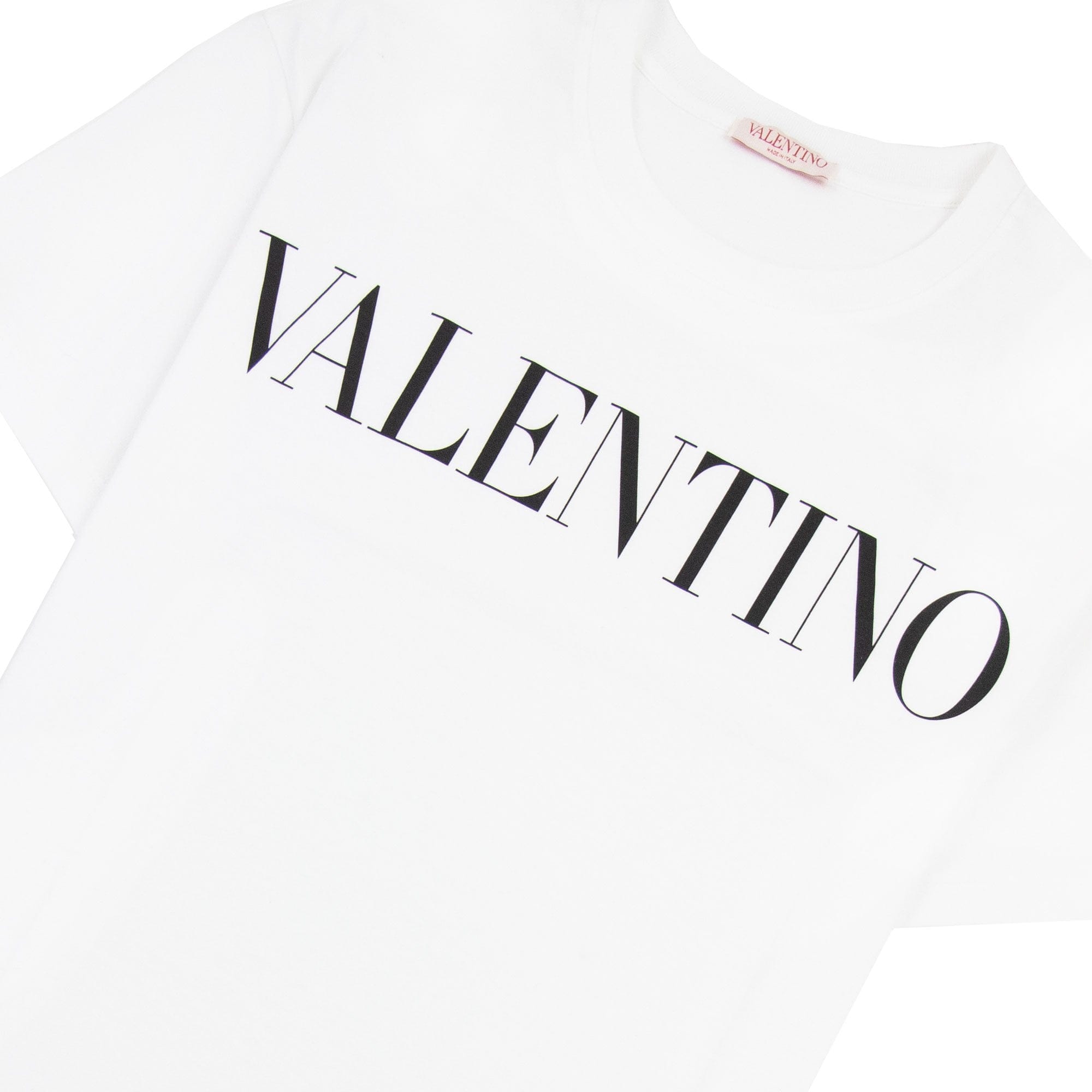 Valentino Logo Oversized T Shirt White A01
