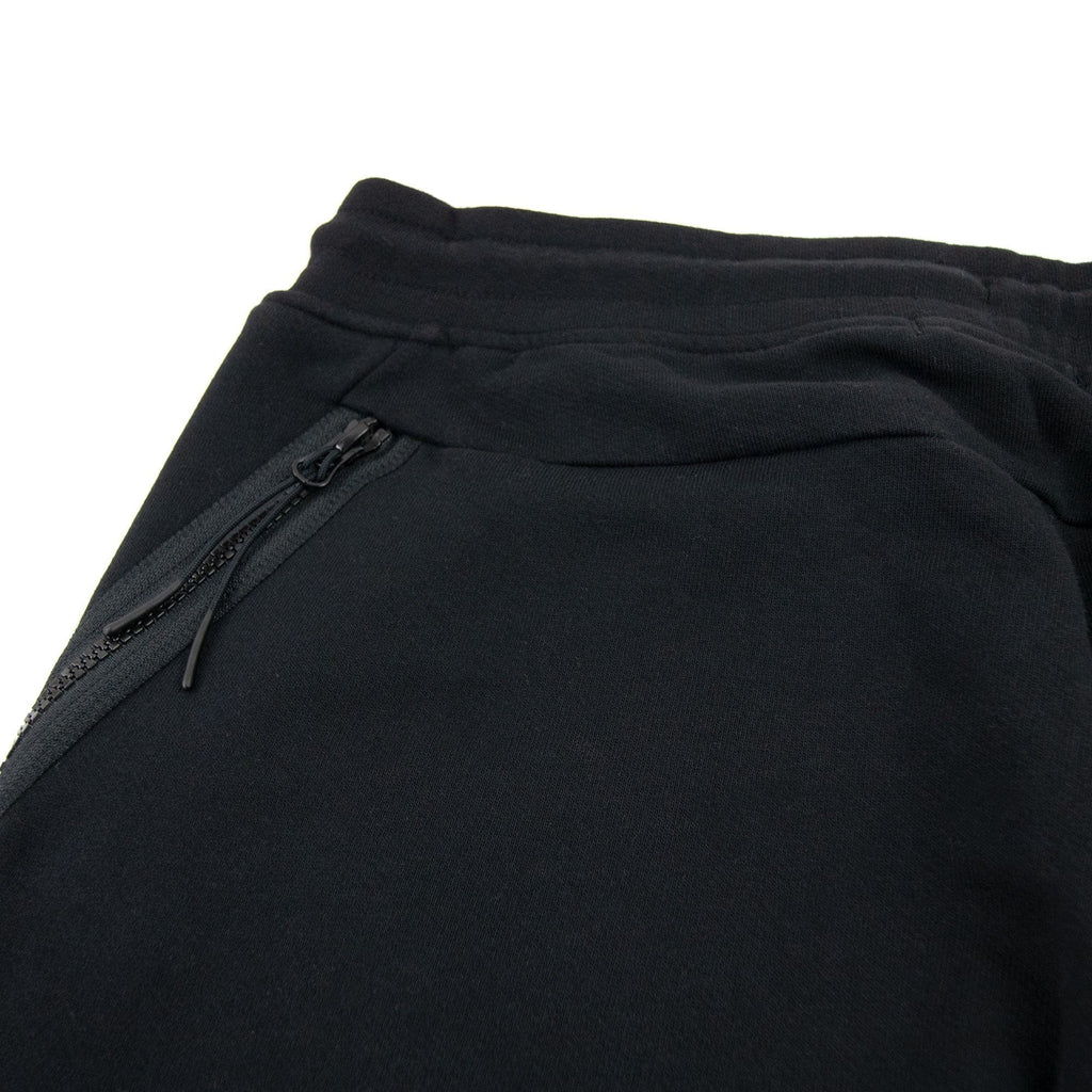Cp Company Diagonal Raised Fleece Tapered Sweatpants Black 999