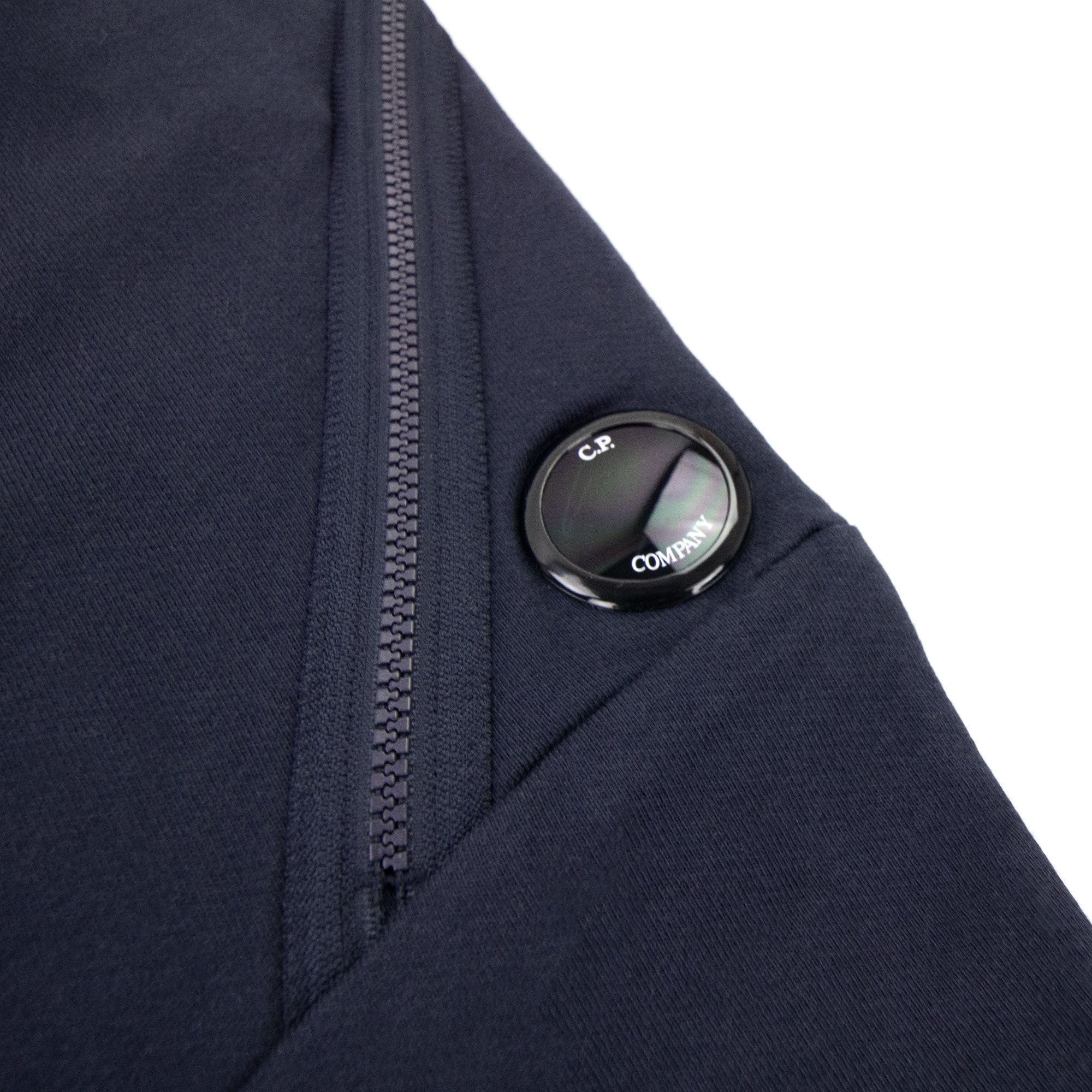 Cp Company Diagonal Raised Fleece Tapered Sweatpants Navy 888