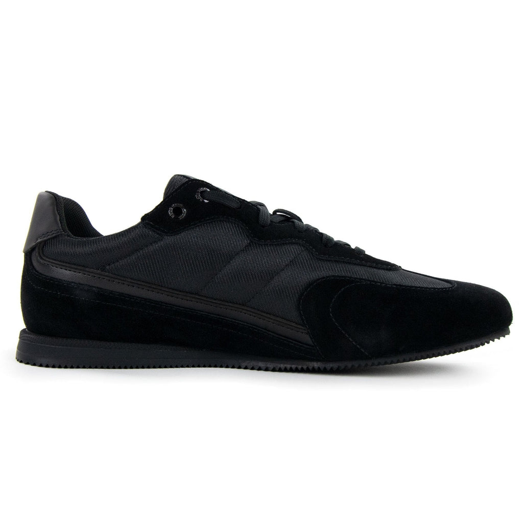 Hugo Boss Rusham Logo Detail Low Top Trainer Black 005