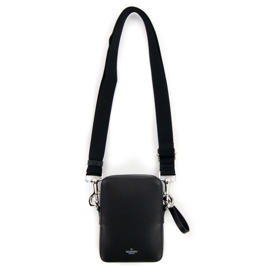 Valentino Vltn Logo Cross Body Bag Black 0ni