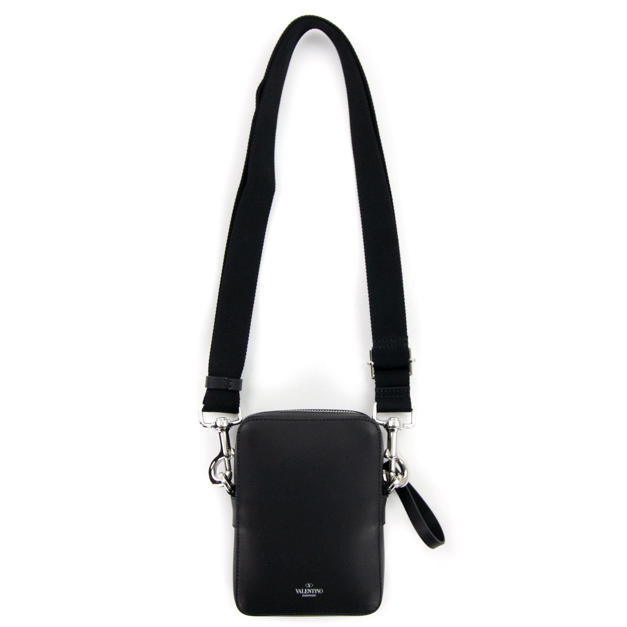 Valentino Vltn Logo Cross Body Bag Black 0ni