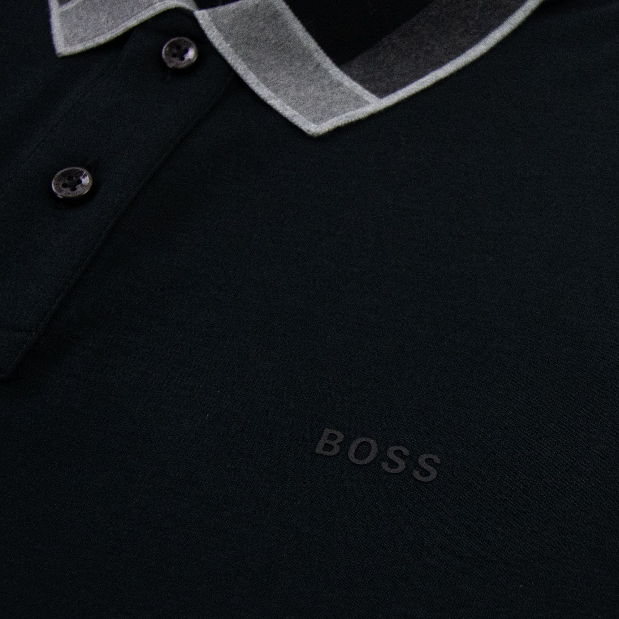 Hugo Boss Parlay 139 Colour Blocked Collar Black 001