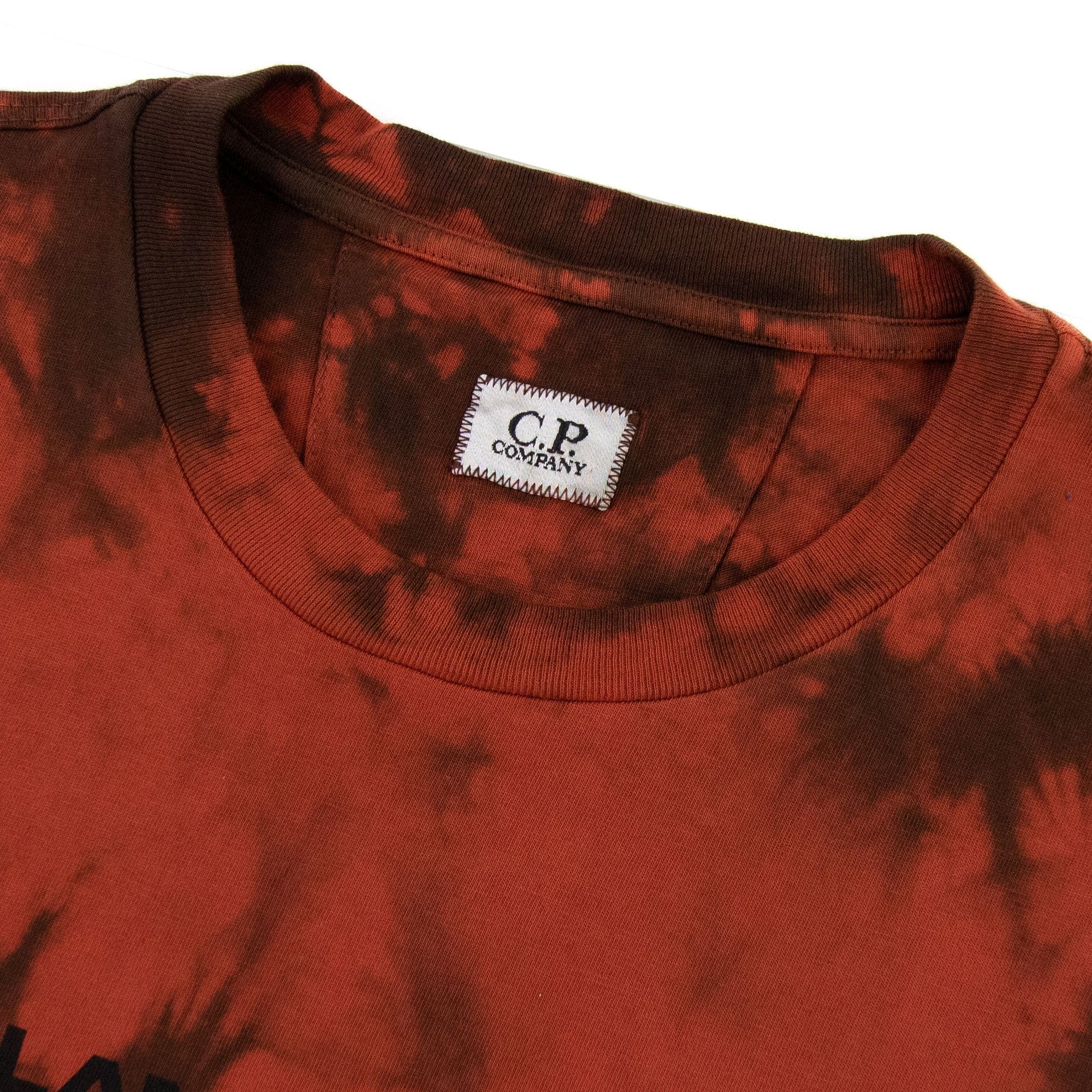 Cp Company 24/1 Jersey Treated Next Landscape T-shirt Red T01
