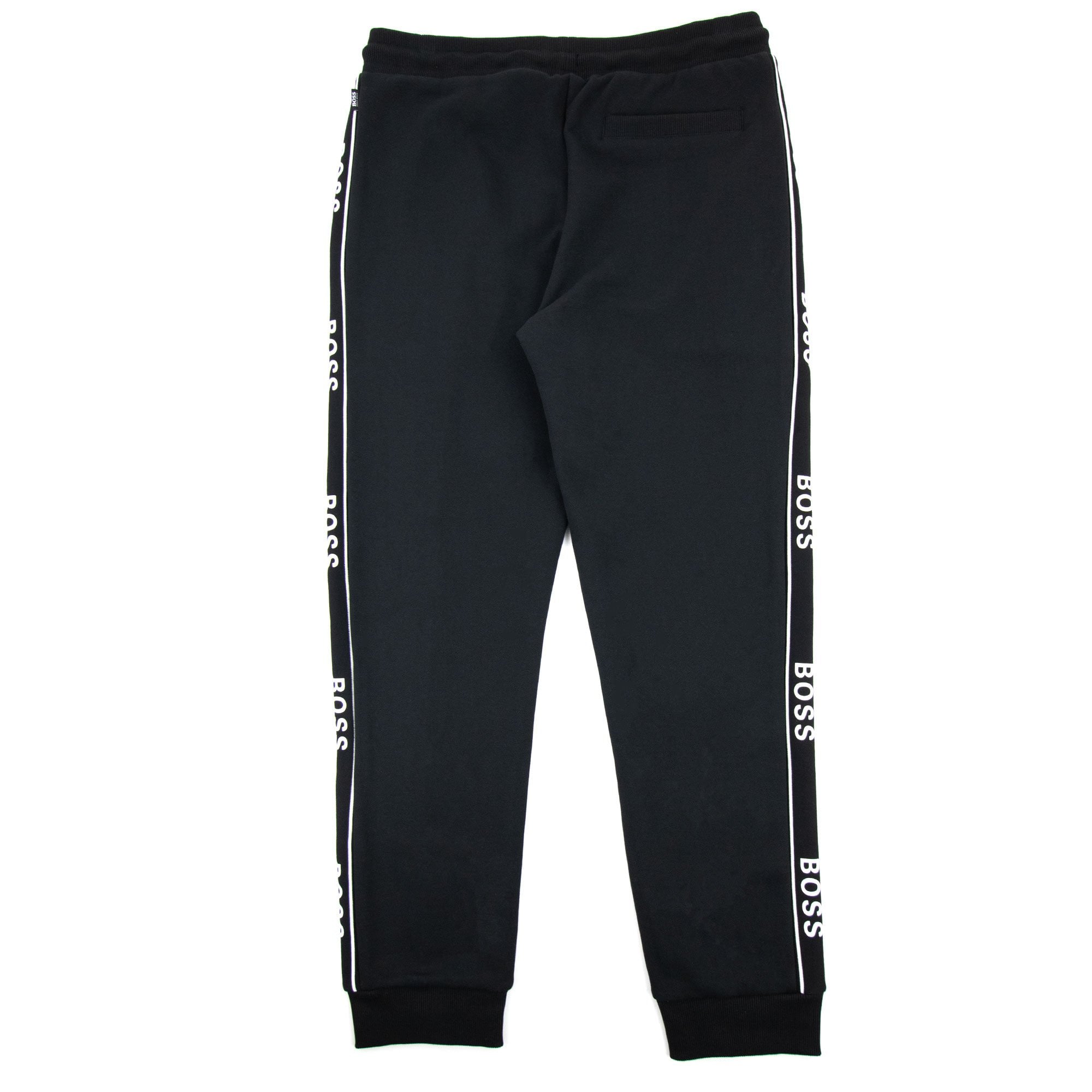 Hugo Boss Lamont Tape Logo Tracksuit Pants Black 001
