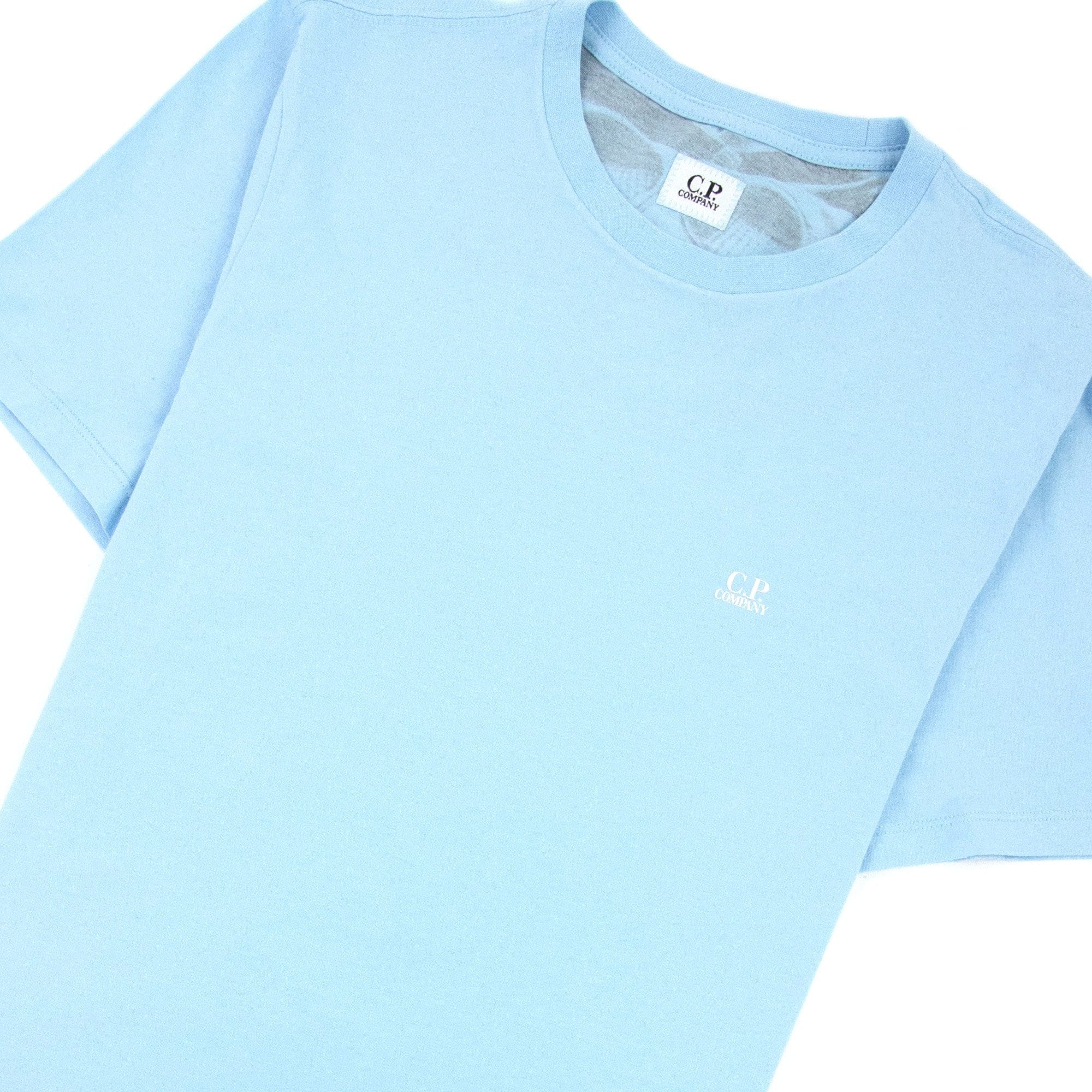 Cp Company Reverse Google Print T-shirt Sky Blue 832