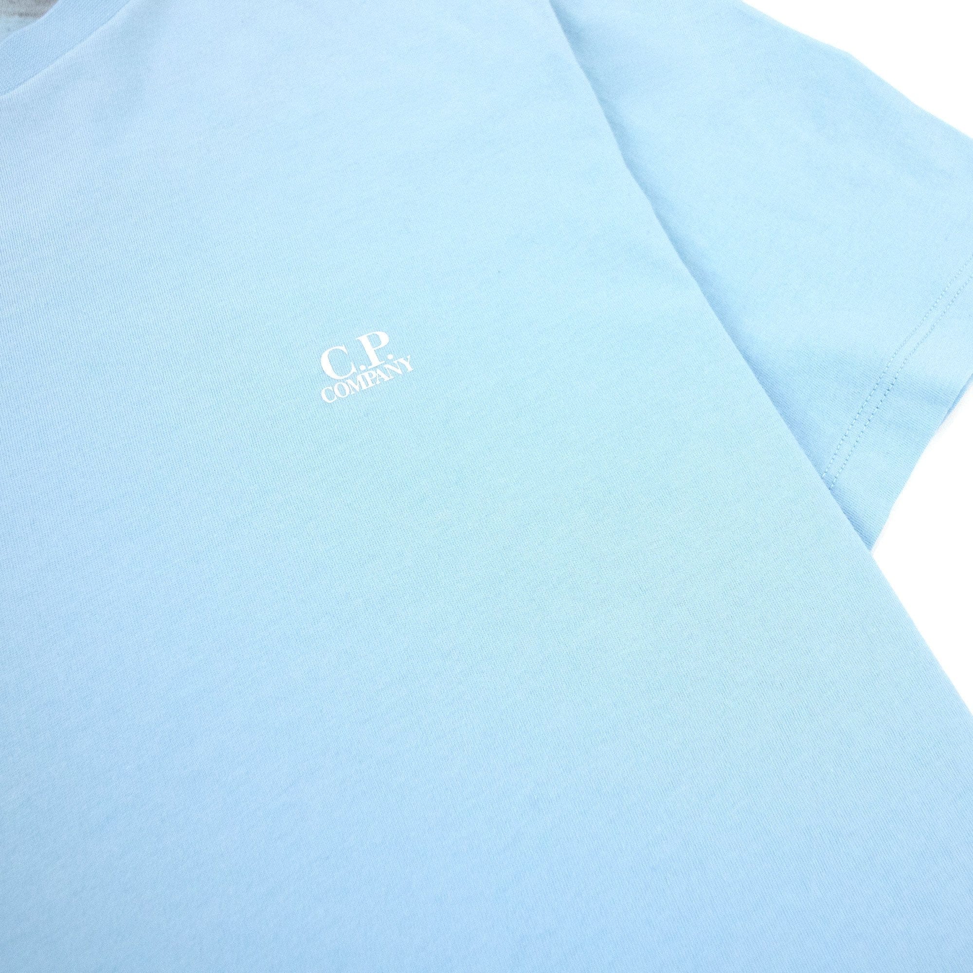 Cp Company Reverse Google Print T-shirt Sky Blue 832