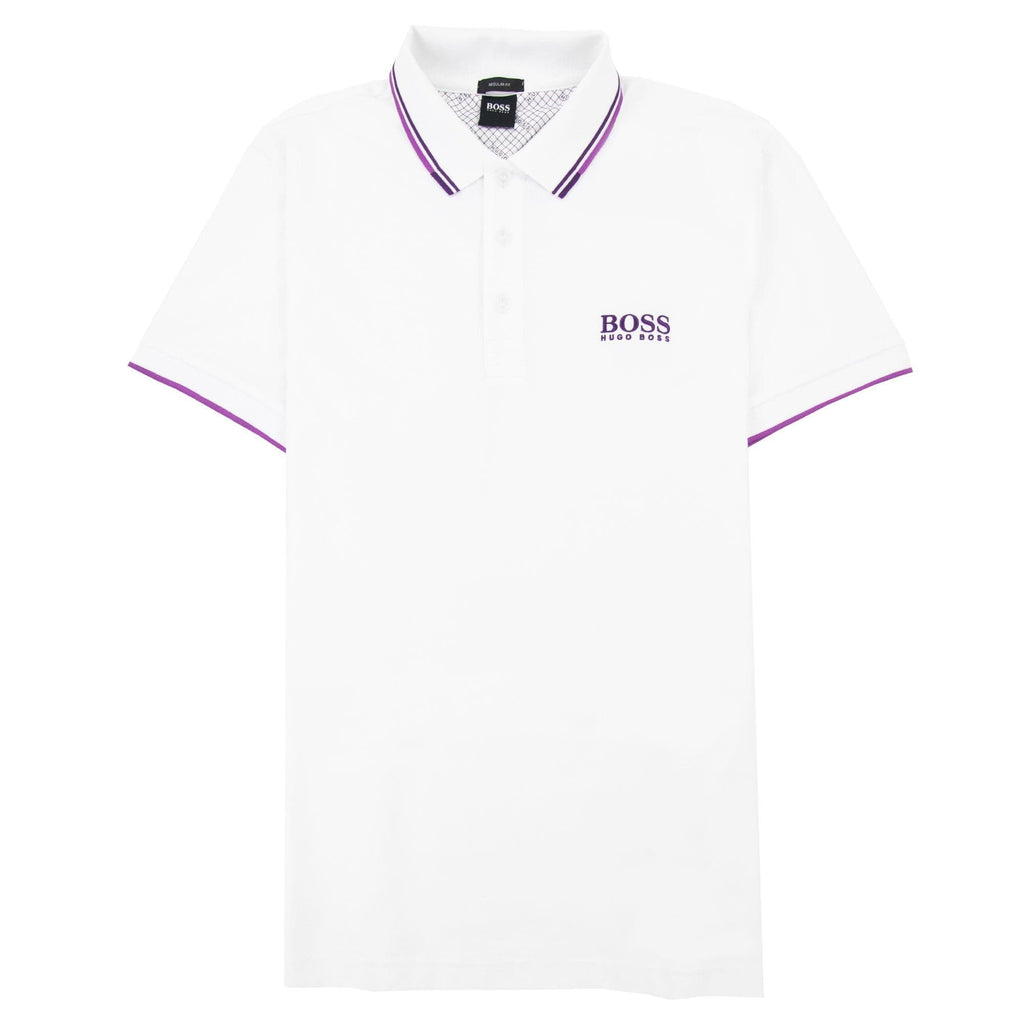 Hugo Boss Paddy Pro Golf Polo Shirt White 105