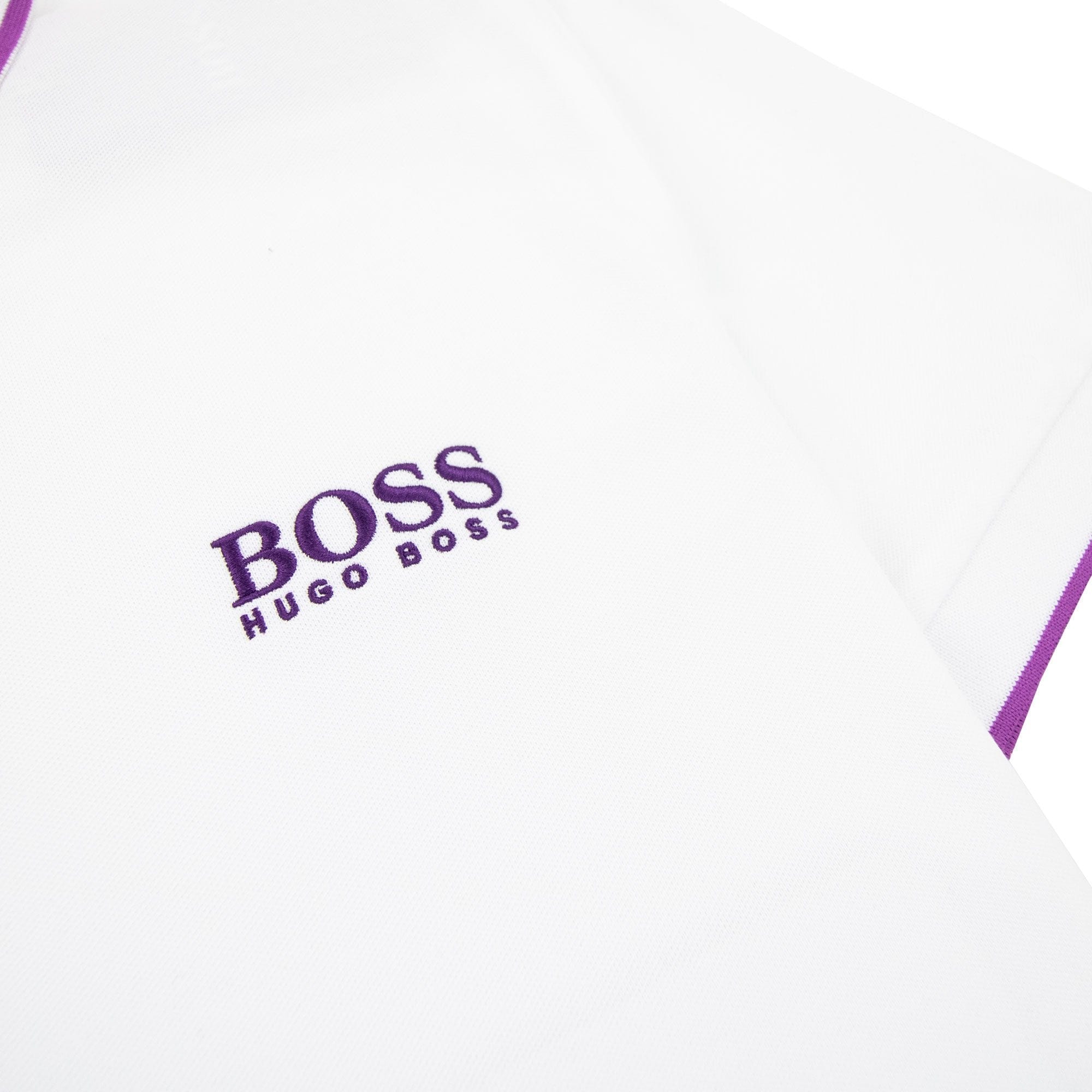 Hugo Boss Paddy Pro Golf Polo Shirt White 105