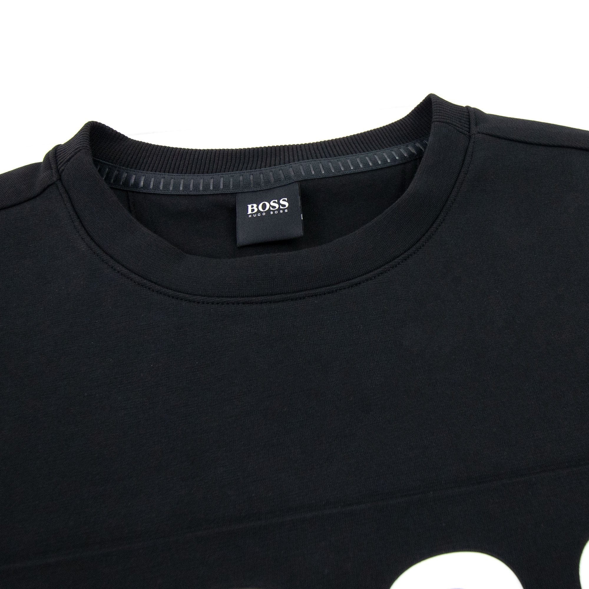 Hugo Boss Salbo 1 Printed Logo Sweatshirt Black 001
