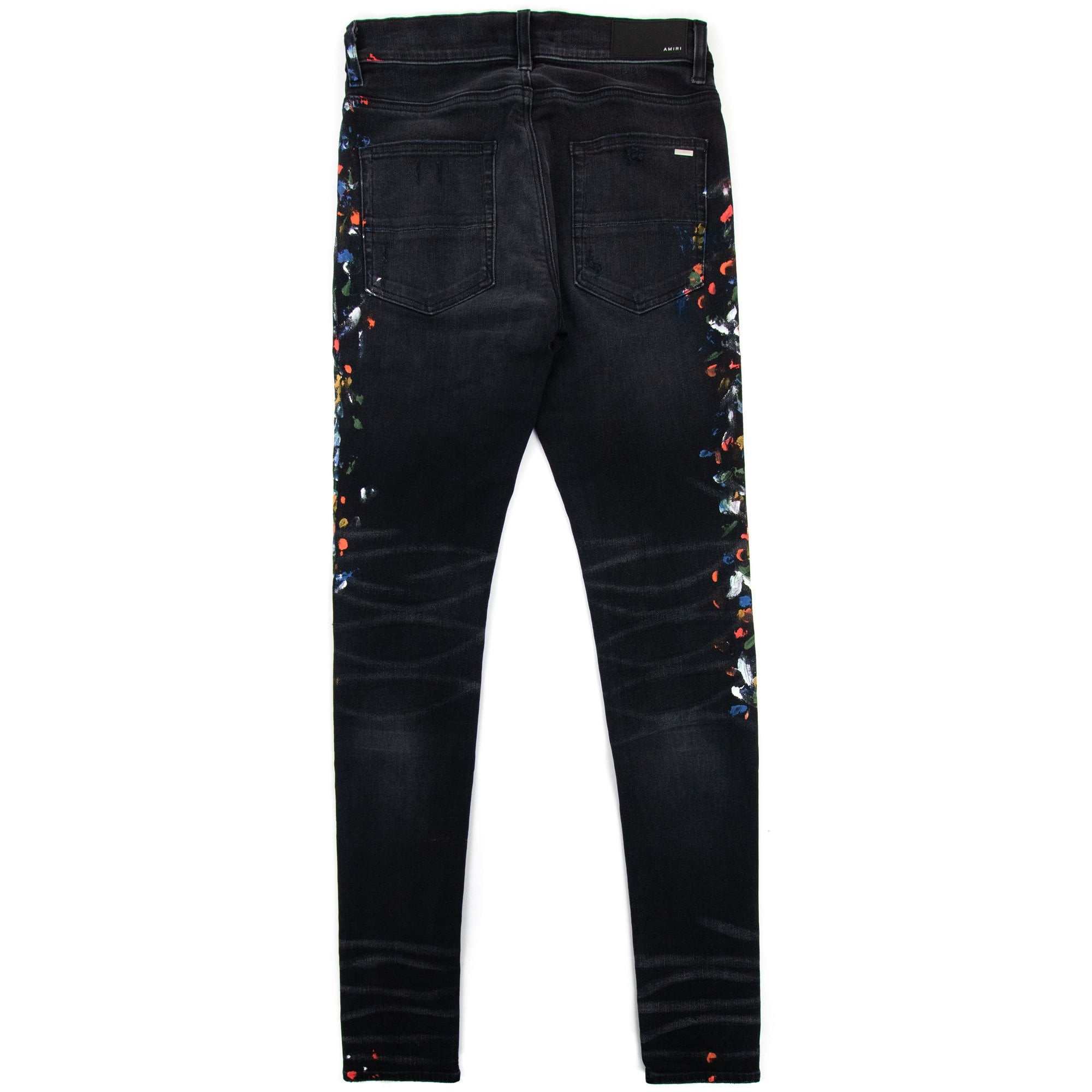 Amiri Skinny Painter Jeans Aged Black