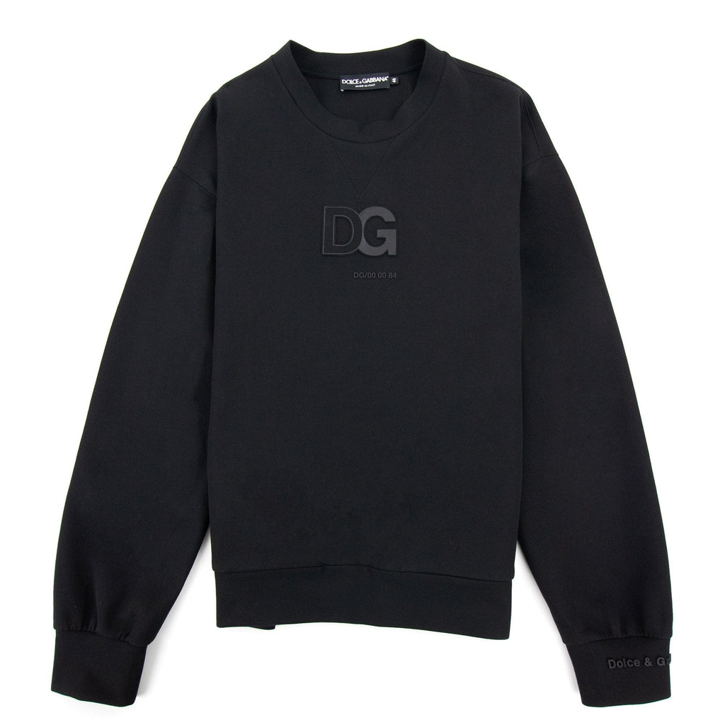 Dolce &amp; Gabbana Dg 3d Patch Logo Sweatshirt Black