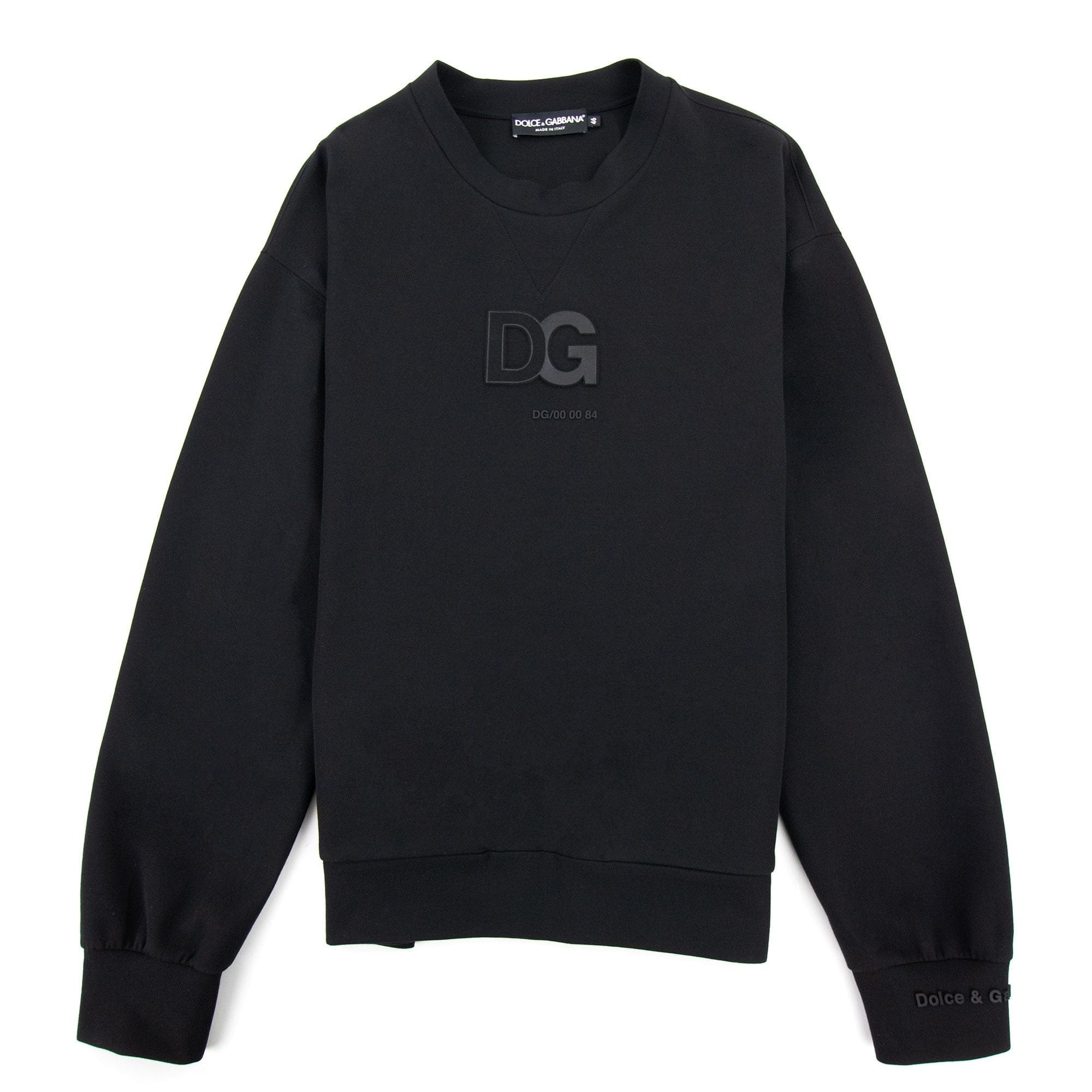 Dolce &amp; Gabbana Dg 3d Patch Logo Sweatshirt Black