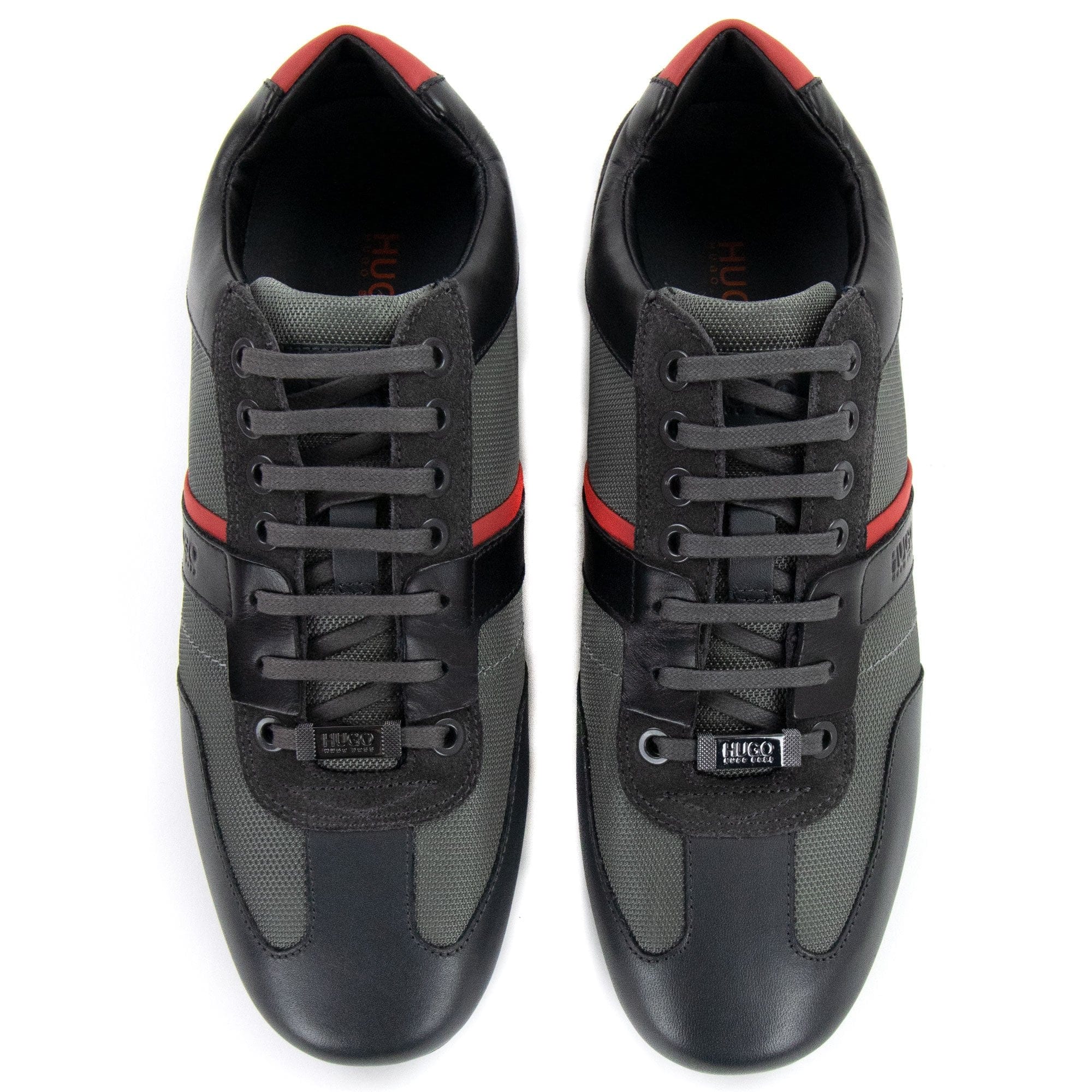 Hugo Boss Life Itny Low Top Trainer Dark Grey