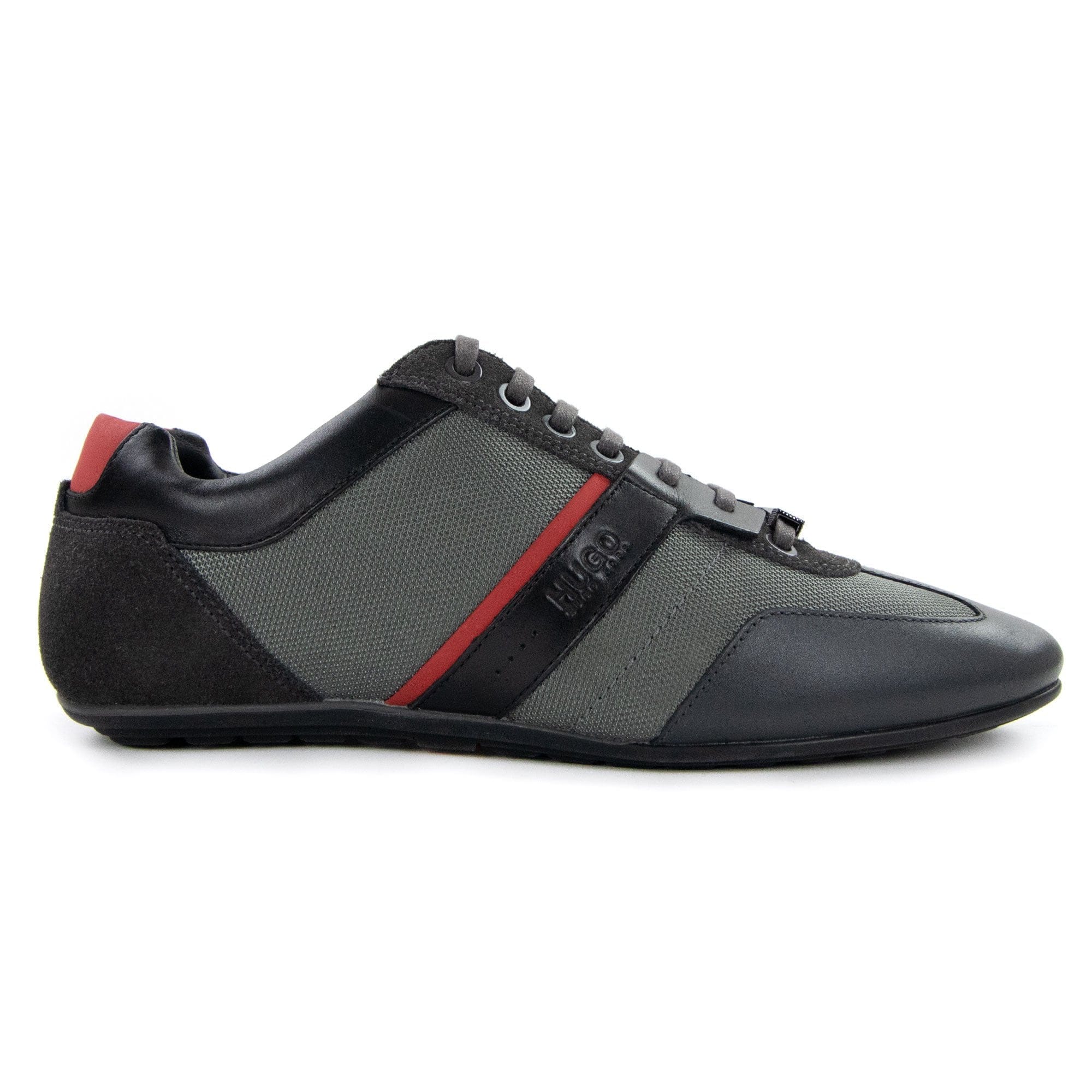 Hugo Boss Life Itny Low Top Trainer Dark Grey