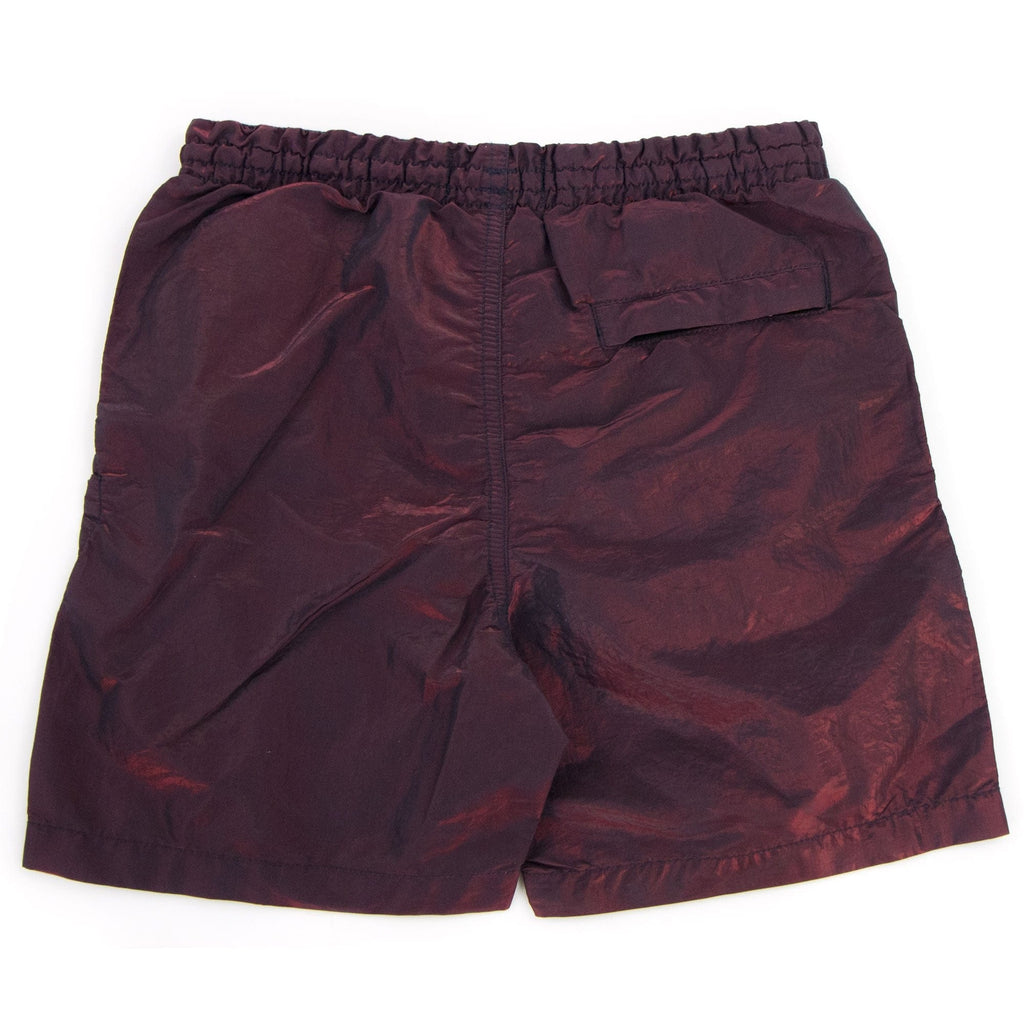 Stone Island Junior B0337 Nylon Metal Coloured Weft Swim Shorts Red V1028