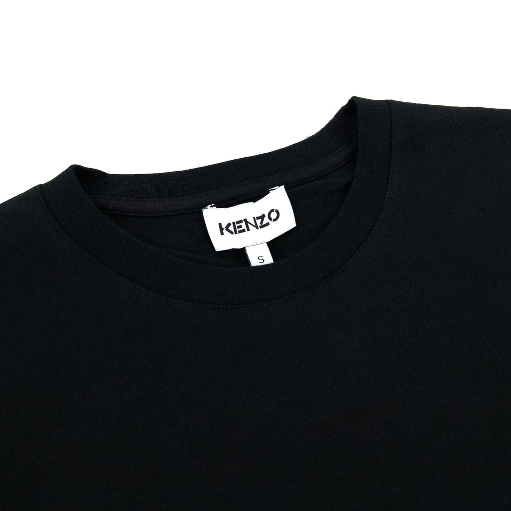 Kenzo Rubber Tiger Logo Tshirt Black/blue