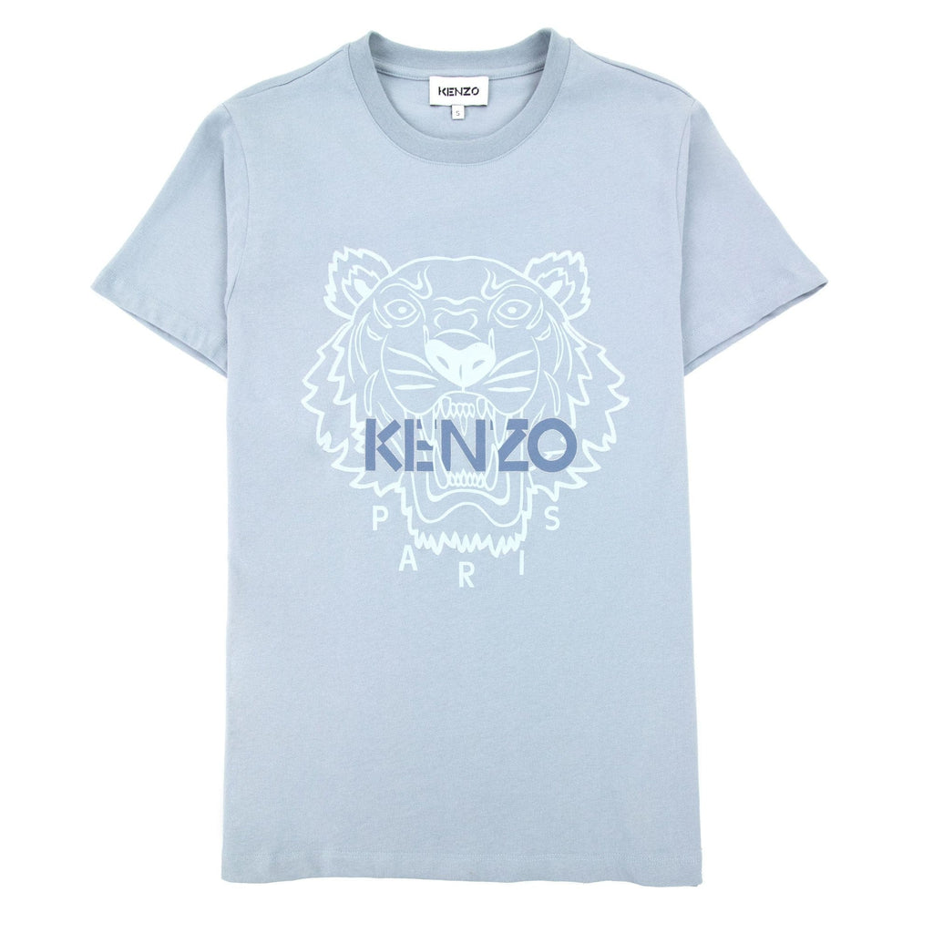 Kenzo Tiger Rubber Lining T-shirt Baby Blue
