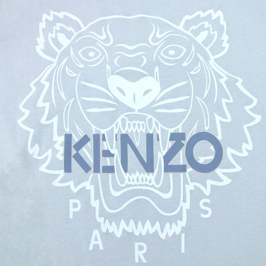 Kenzo Tiger Rubber Lining T-shirt Baby Blue