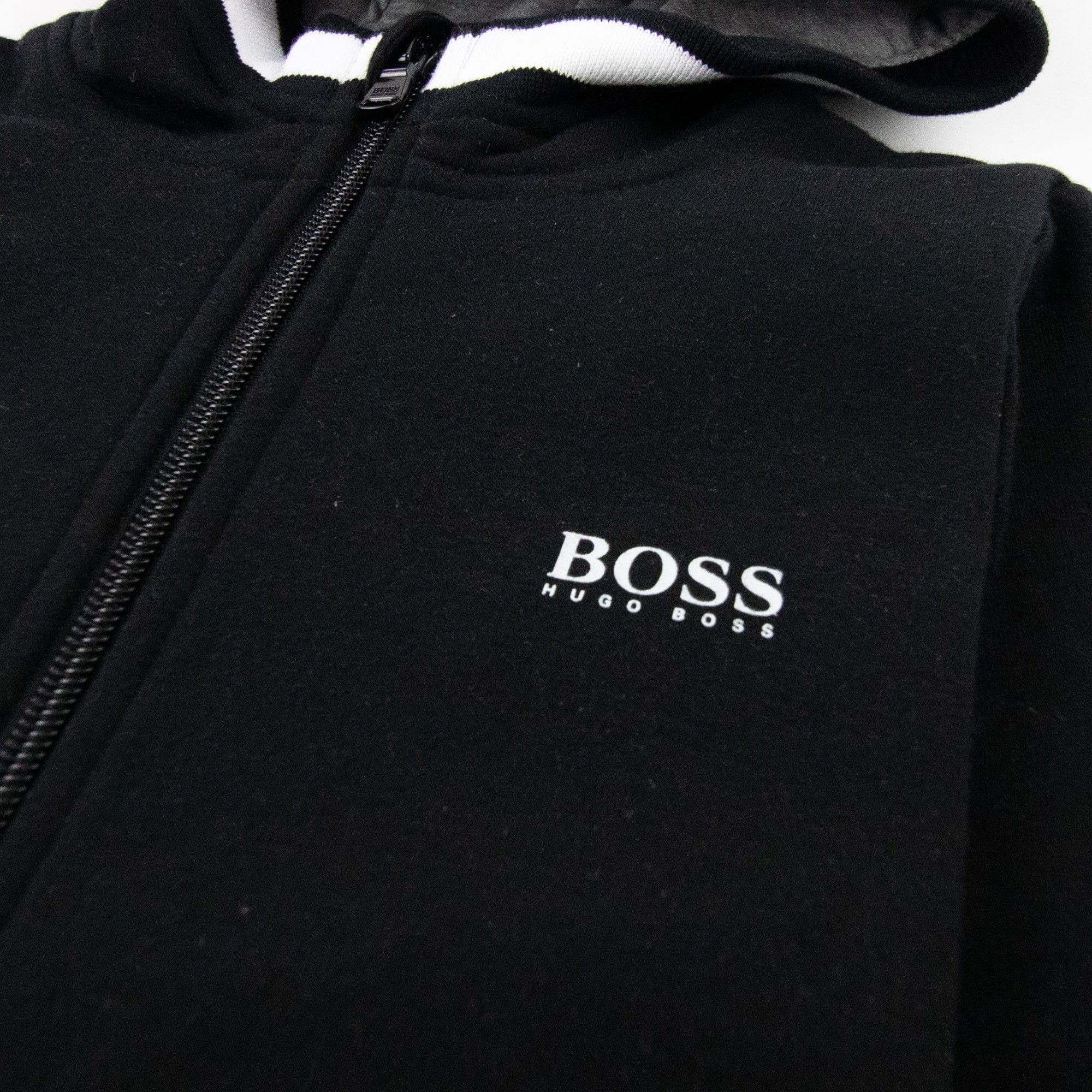 Hugo Boss Junior Fleece Hoody Black